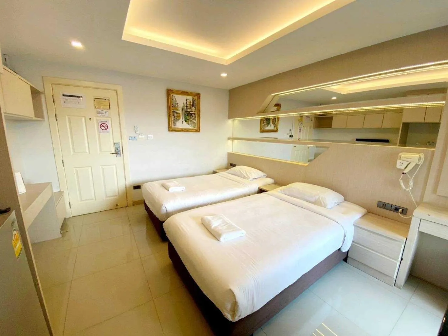 Bed in B-your home Hotel Don Mueang Airport Bangkok 如你家酒店