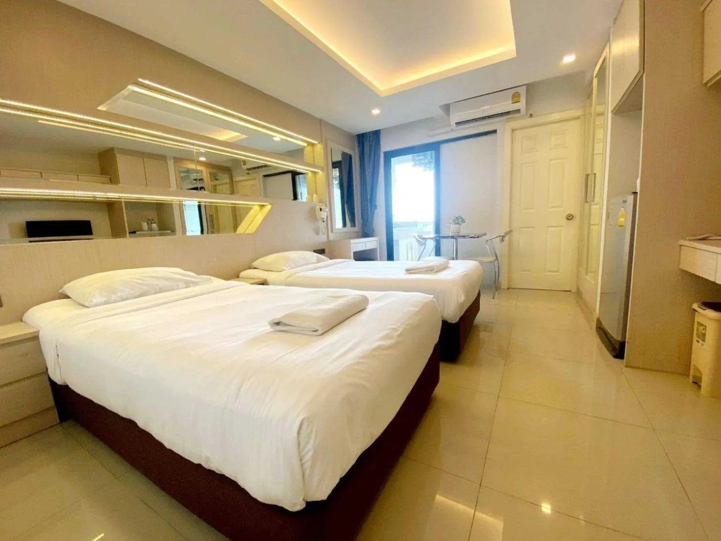 Bed in B-your home Hotel Don Mueang Airport Bangkok 如你家酒店