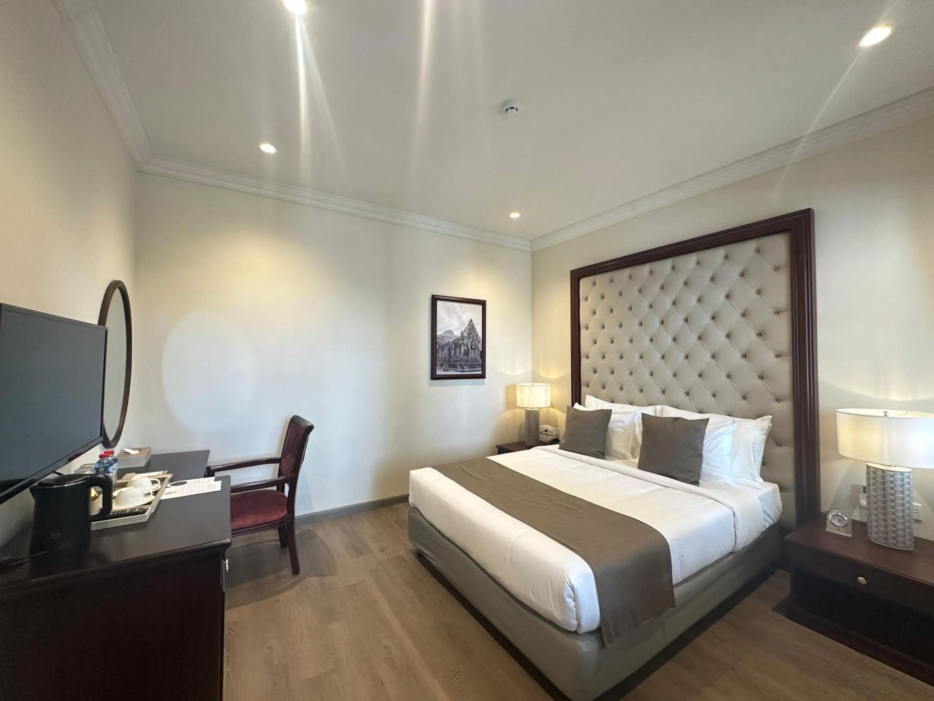 Bedroom, Bed in Champa Palace Hotel