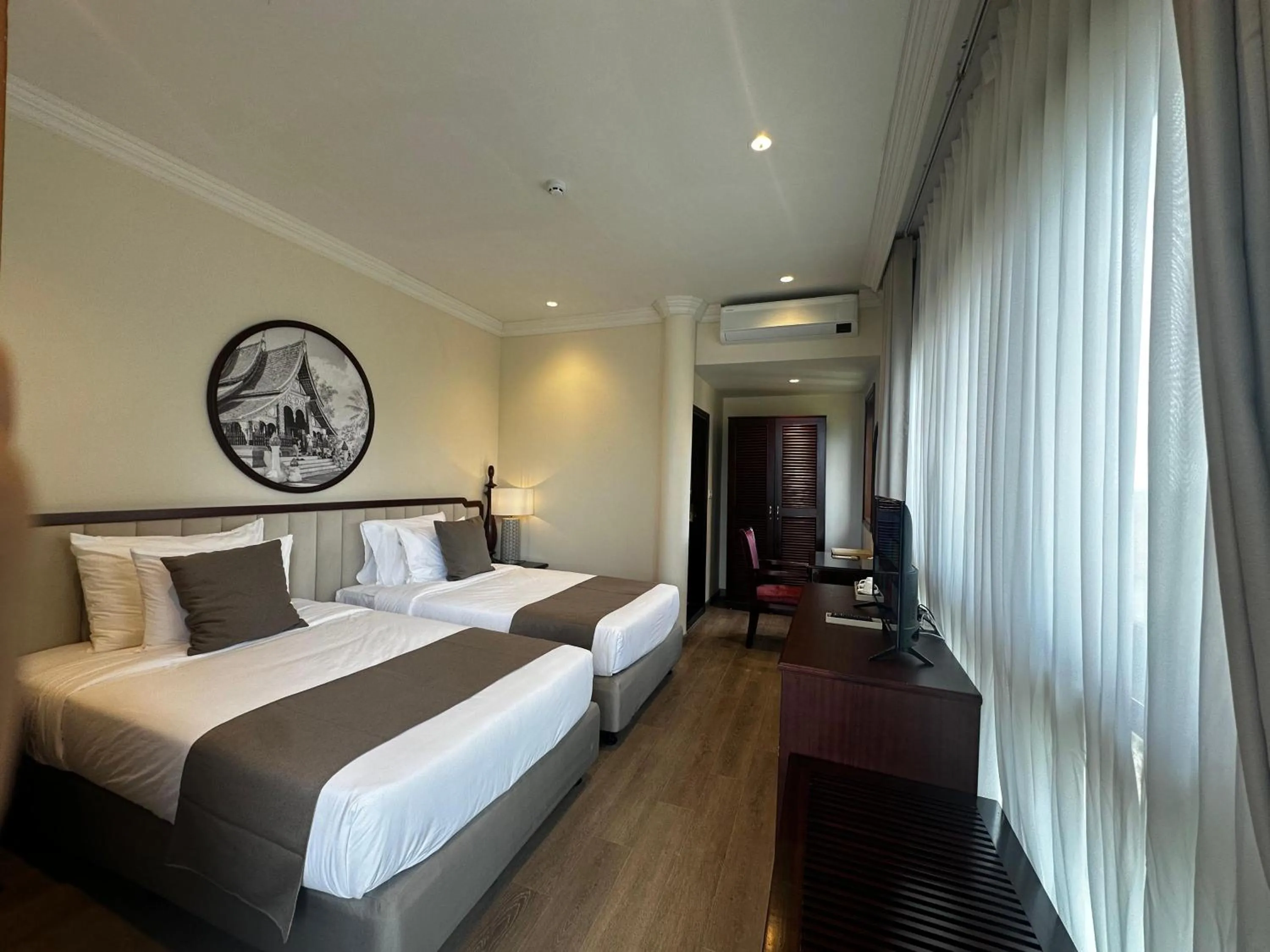 Bedroom, Bed in Champa Palace Hotel