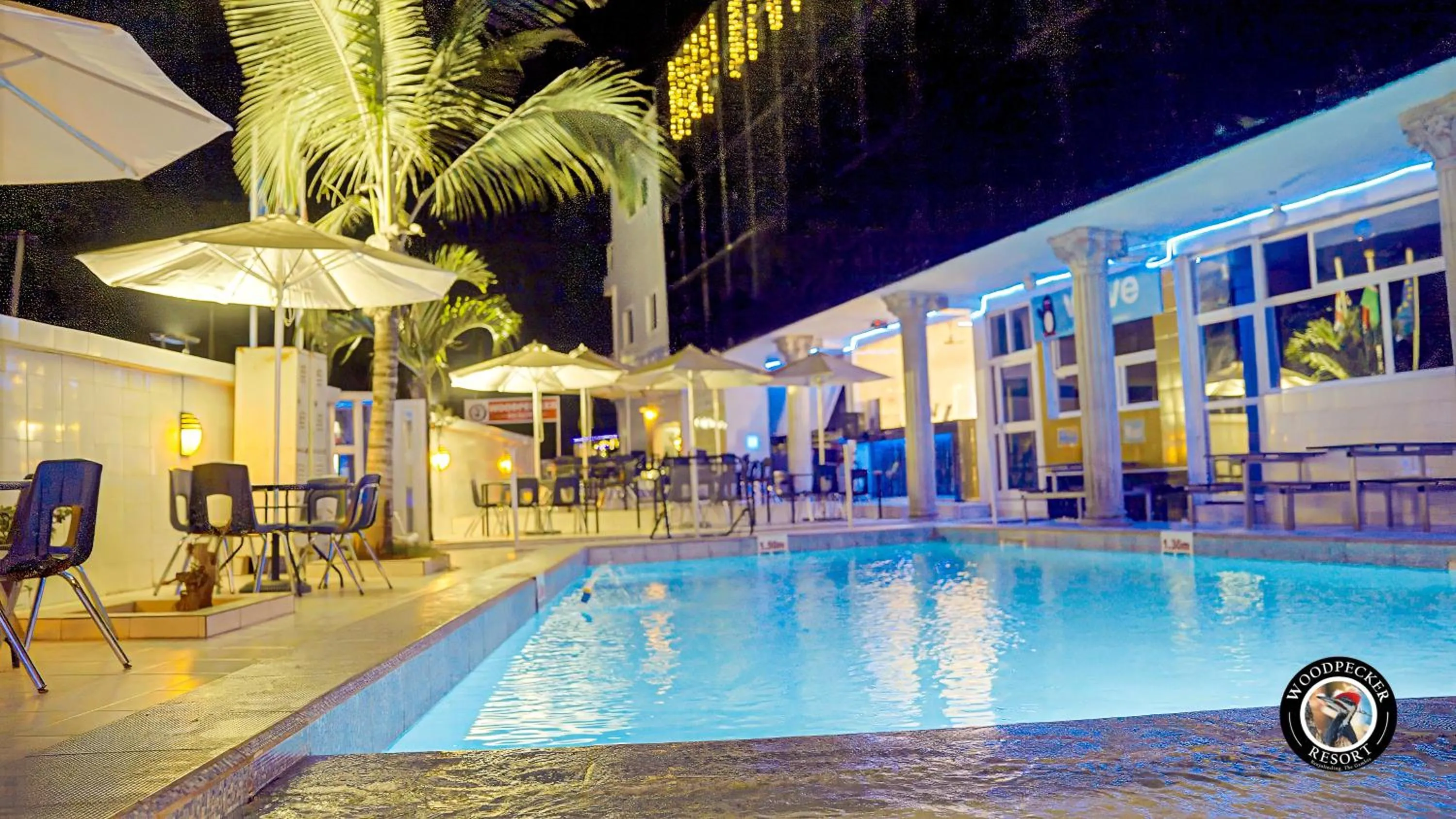 Pool view in Woodpecker Resort Hotel