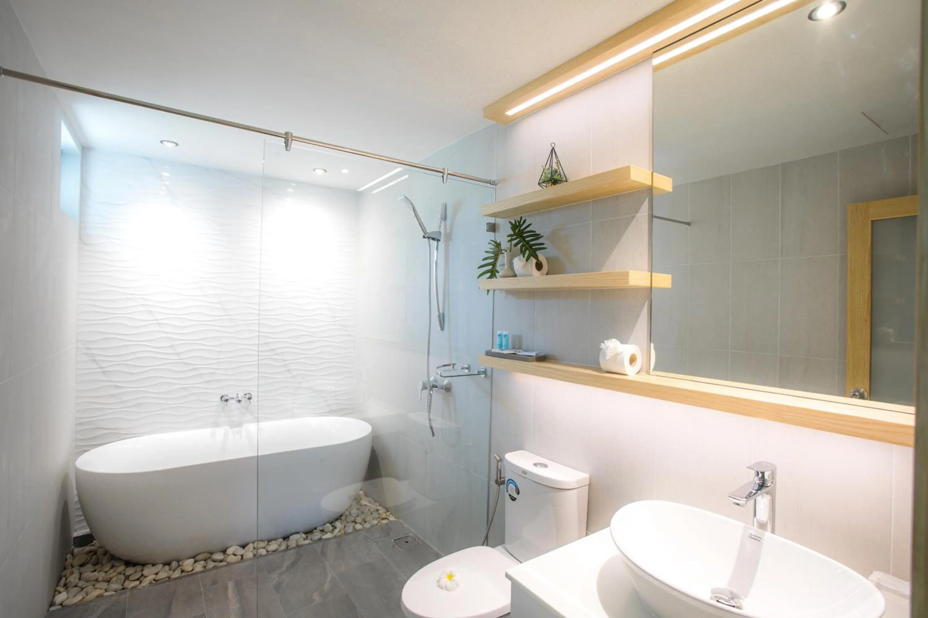 Bathroom in BLU PINE Villa & Pool Access - SHA Plus