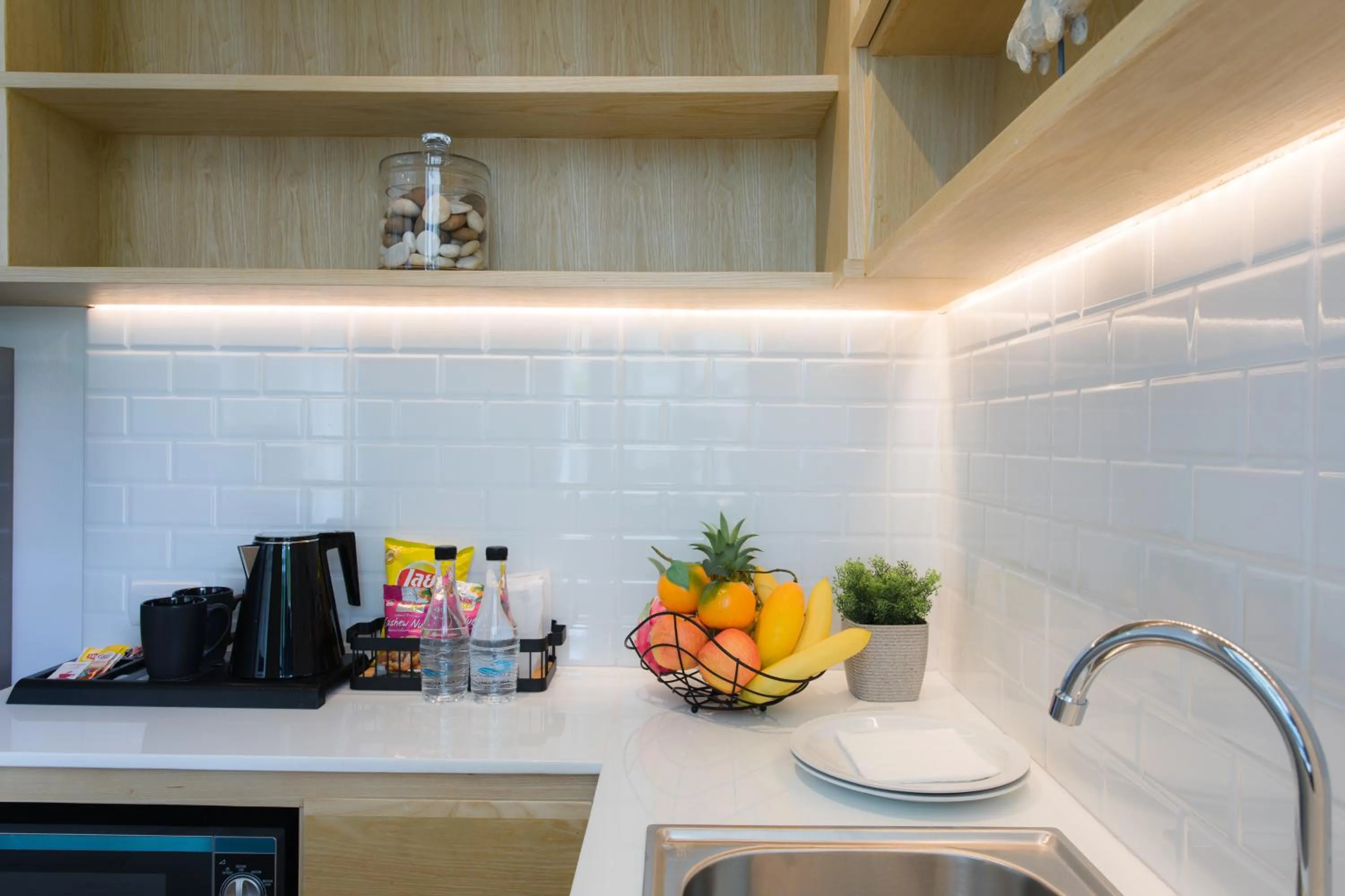 Kitchen/Kitchenette in BLU PINE Villa & Pool Access - SHA Plus