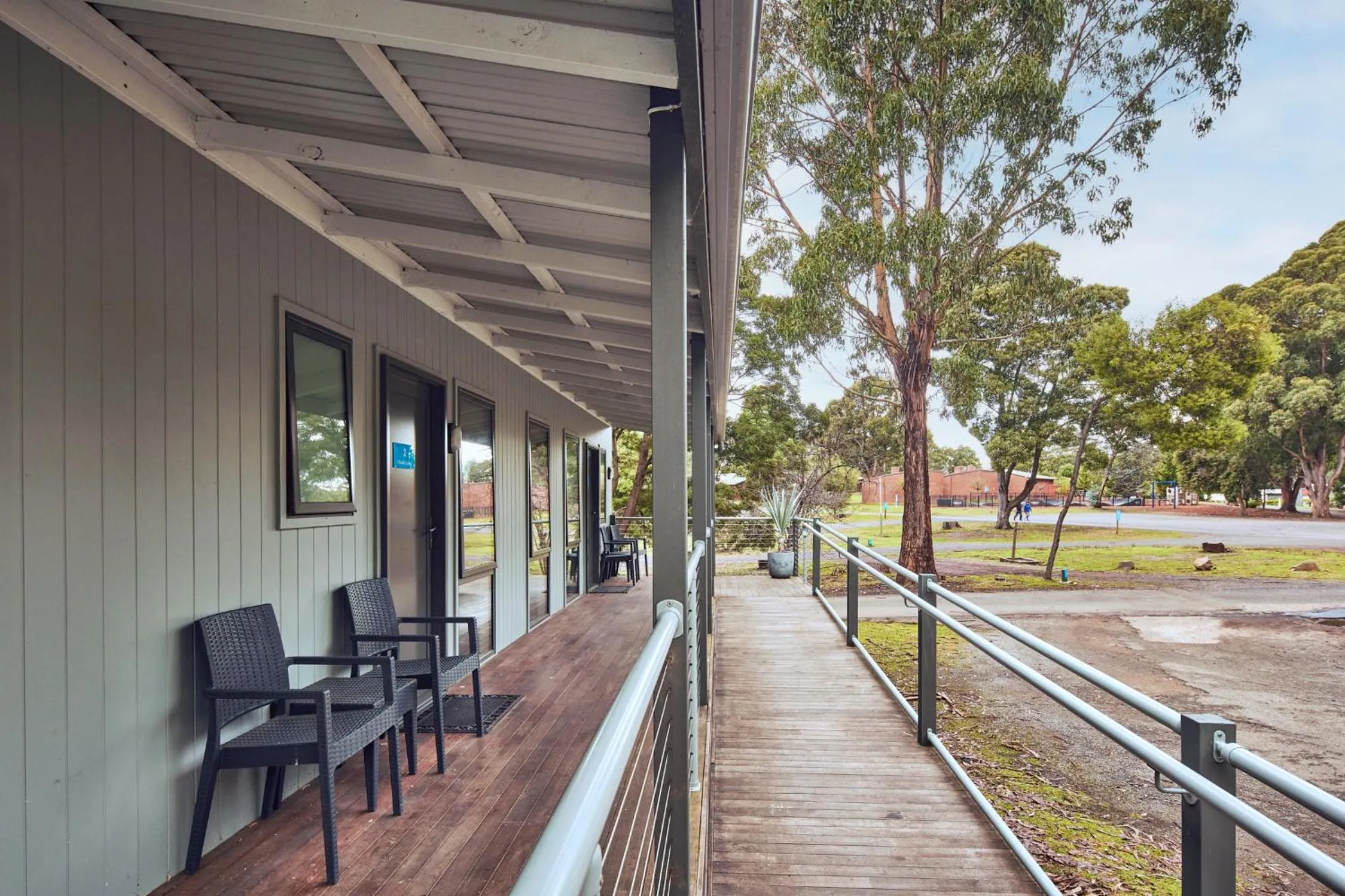Property building in NRMA Port Arthur Holiday Park