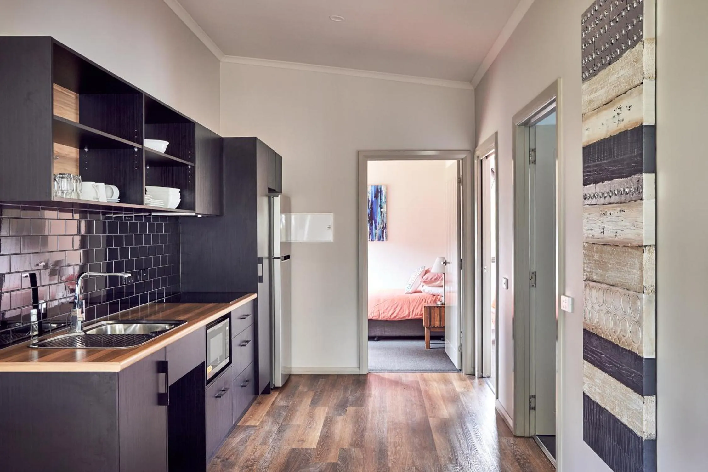 Kitchen or kitchenette in NRMA Port Arthur Holiday Park