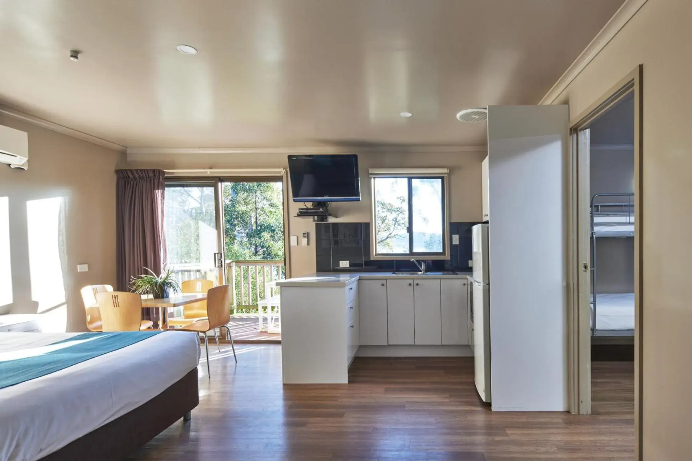 Bed in NRMA Port Arthur Holiday Park Bed in NRMA Port Arthur Holiday Park