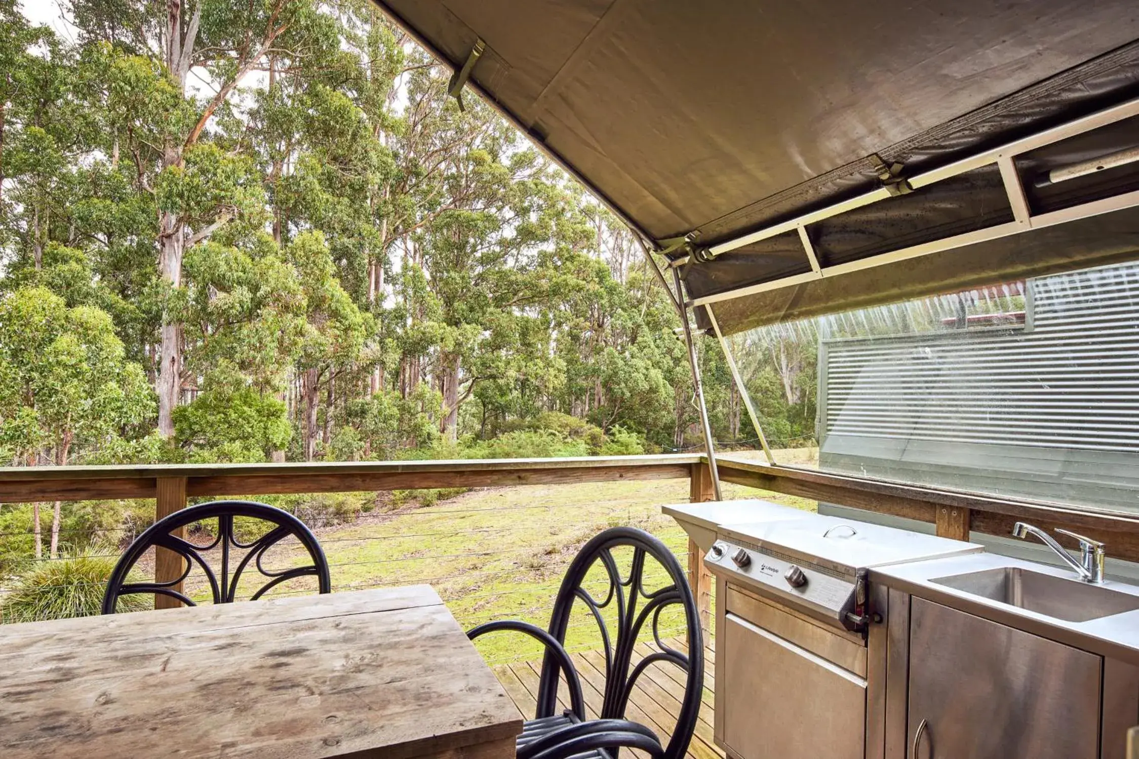 Balcony/Terrace in NRMA Port Arthur Holiday Park Balcony/Terrace in NRMA Port Arthur Holiday Park