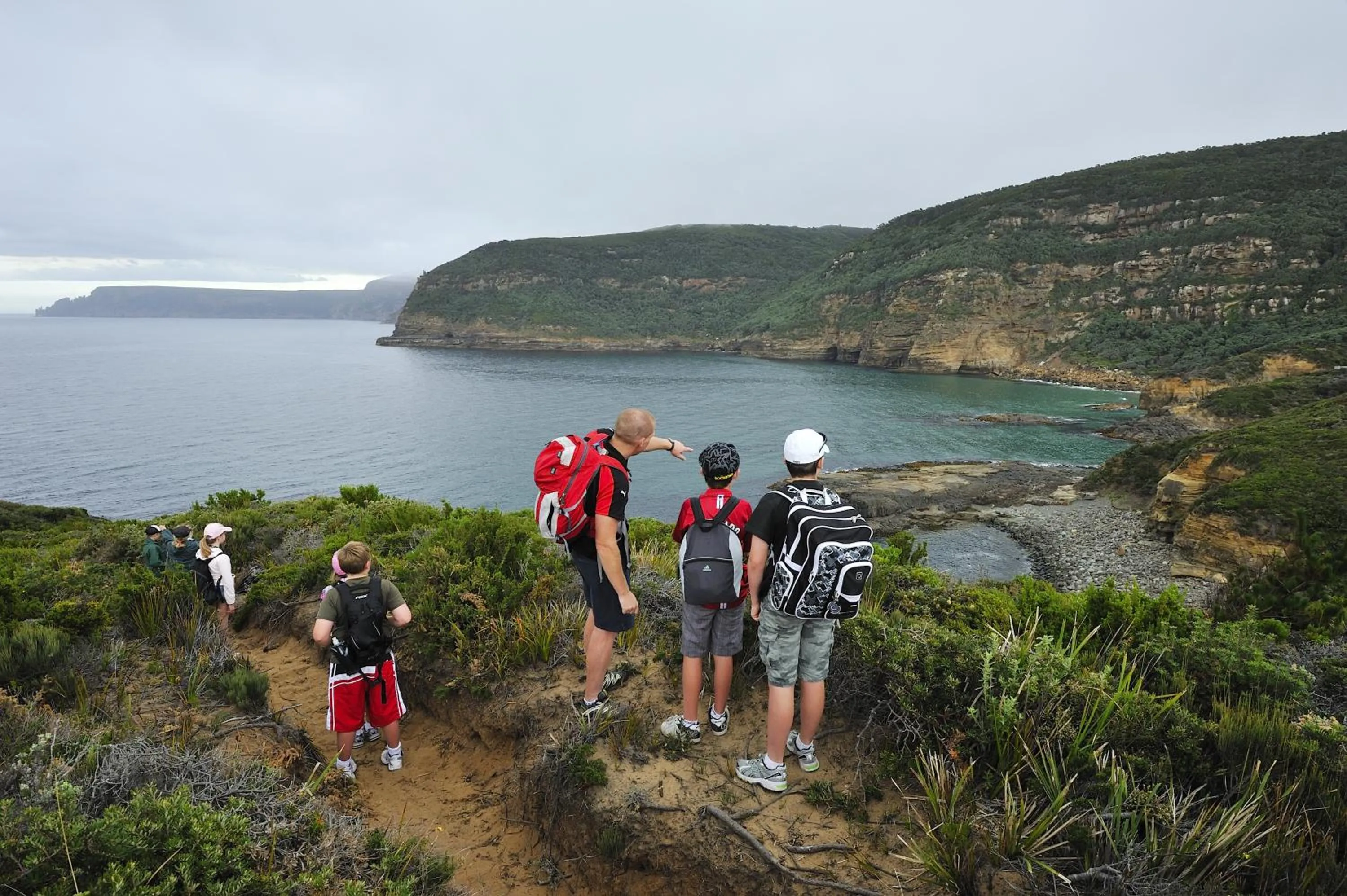 Natural landscape in NRMA Port Arthur Holiday Park