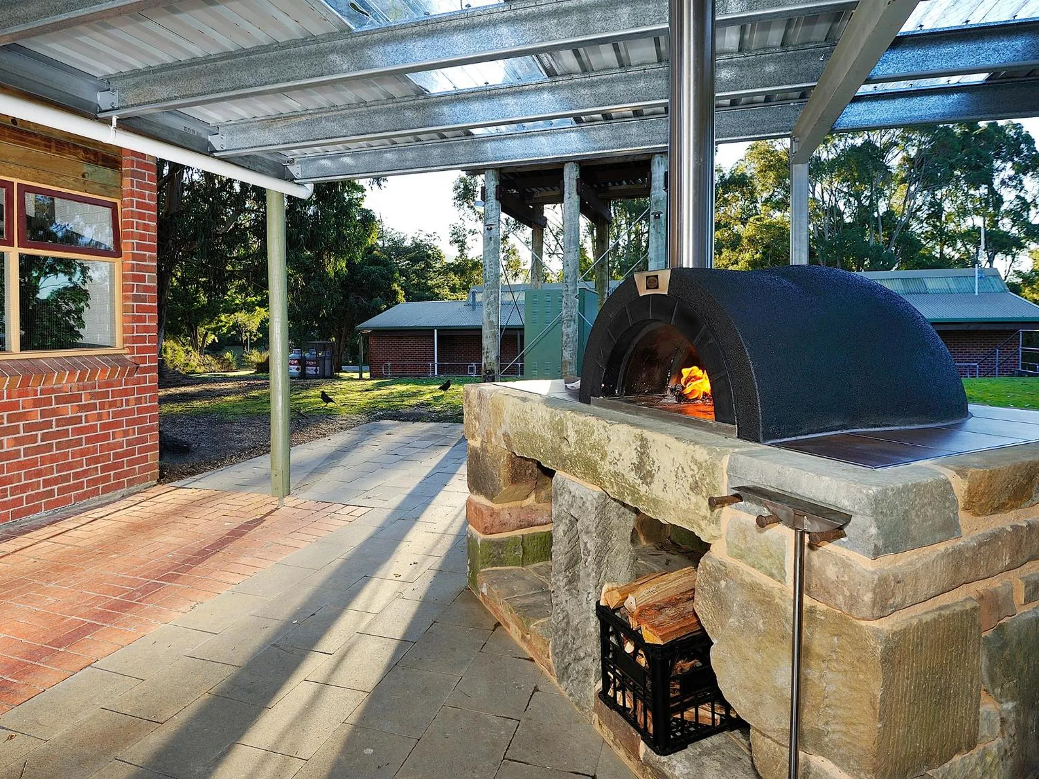 Communal kitchen in NRMA Port Arthur Holiday Park
