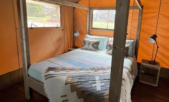 Bedroom, Bed in NRMA Port Arthur Holiday Park