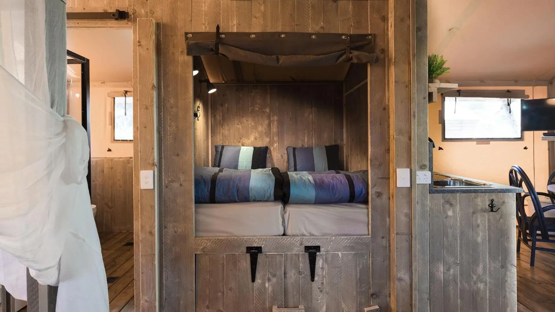 Bed in NRMA Port Arthur Holiday Park Bed in NRMA Port Arthur Holiday Park