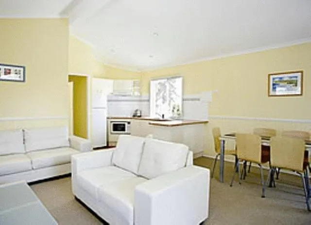 Living room in Big4 Sydney Lakeside Holiday Park