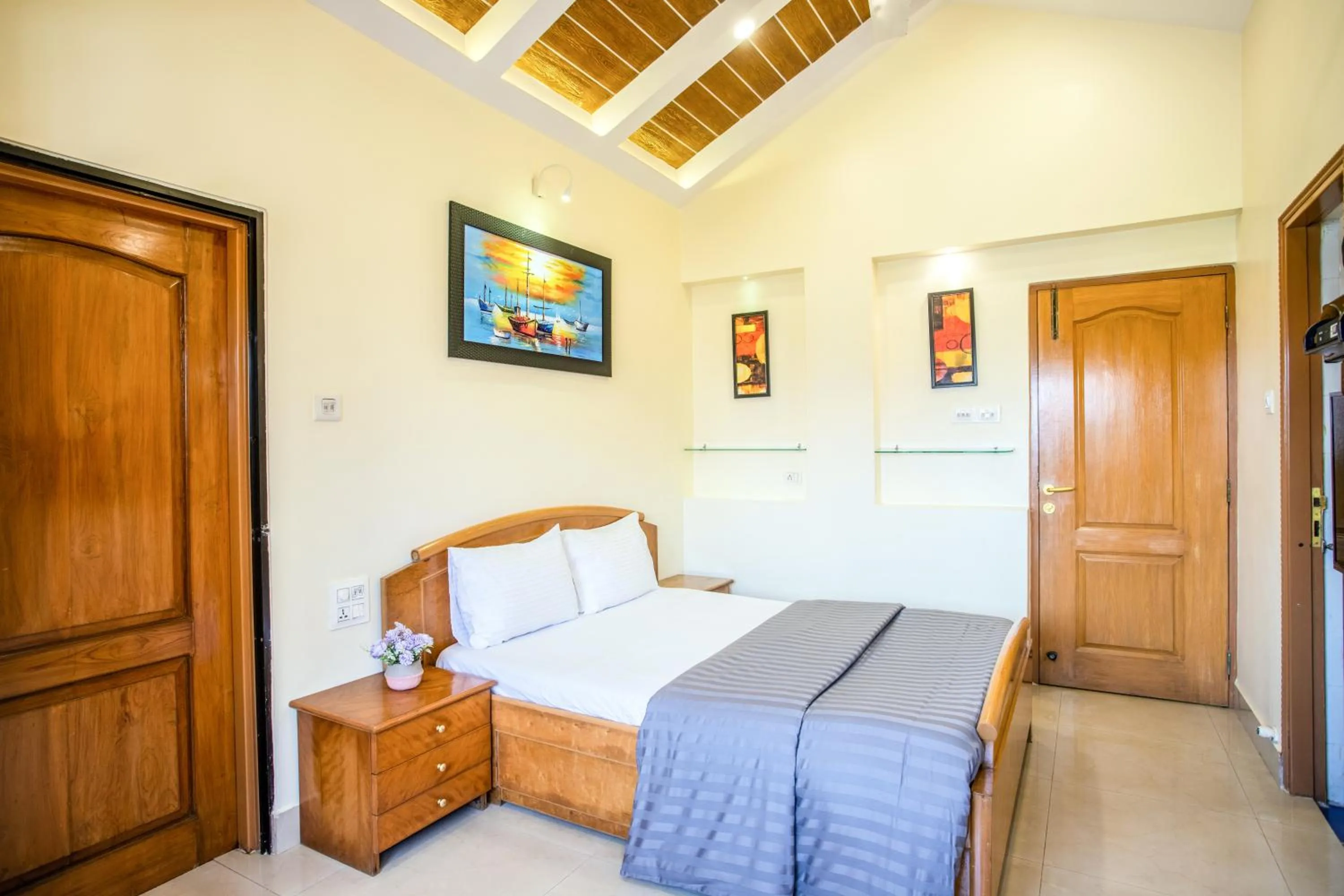 Bed in 'Golden Oceans' 3 bhk beach view villa
