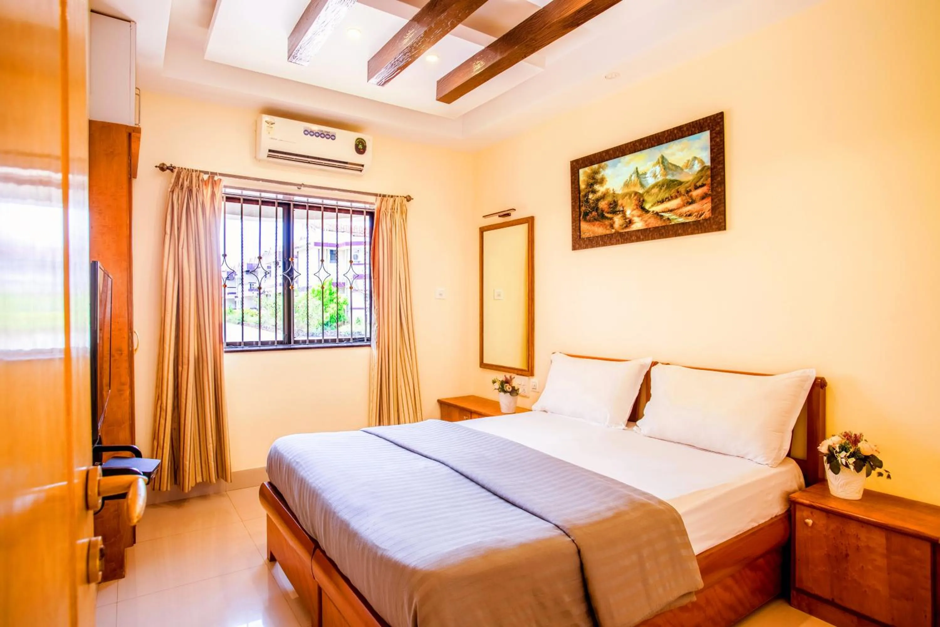Bed in 'Golden Oceans' 3 bhk beach view villa