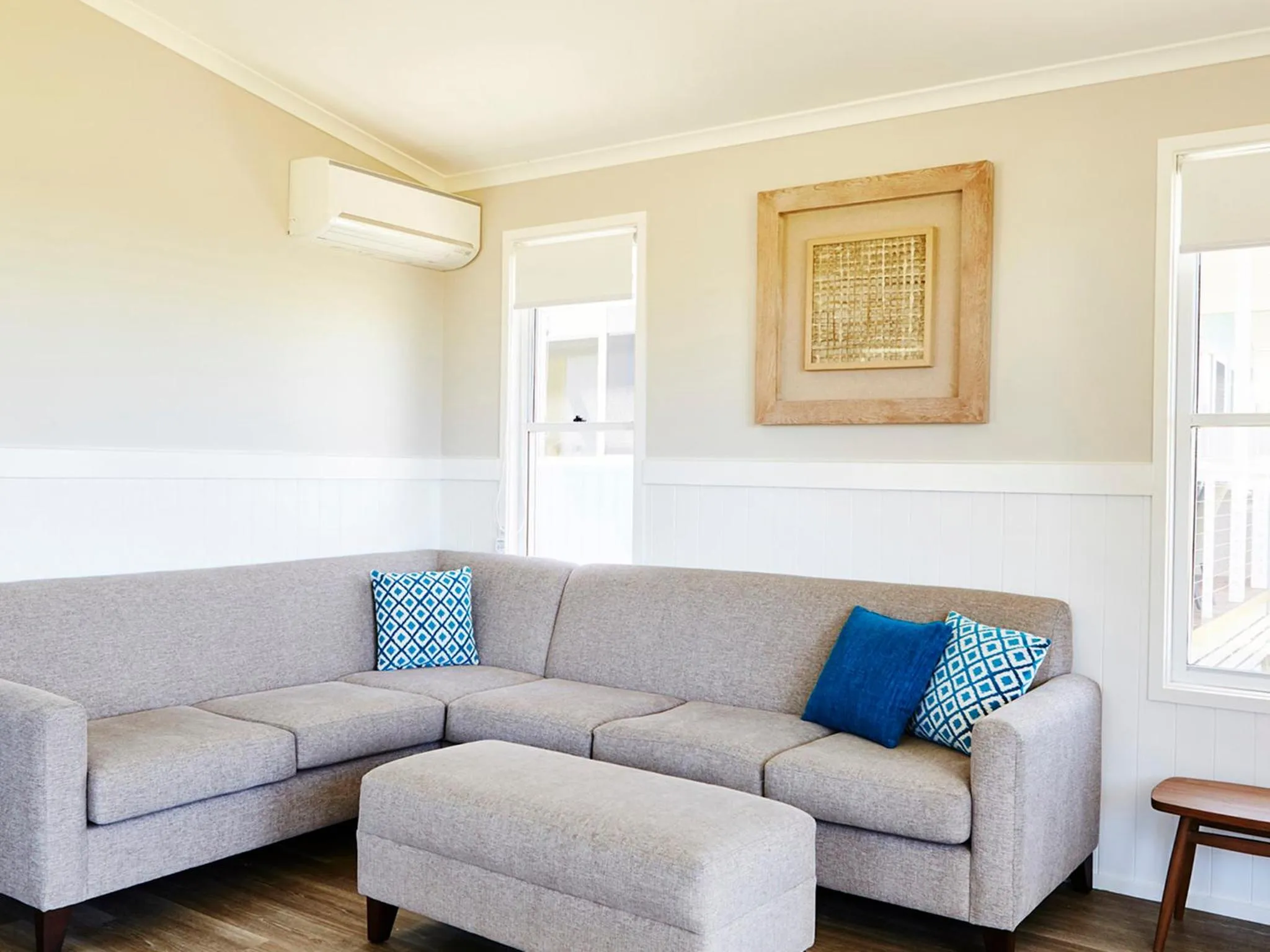 Seating area in NRMA Victor Harbor Beachfront Holiday Park