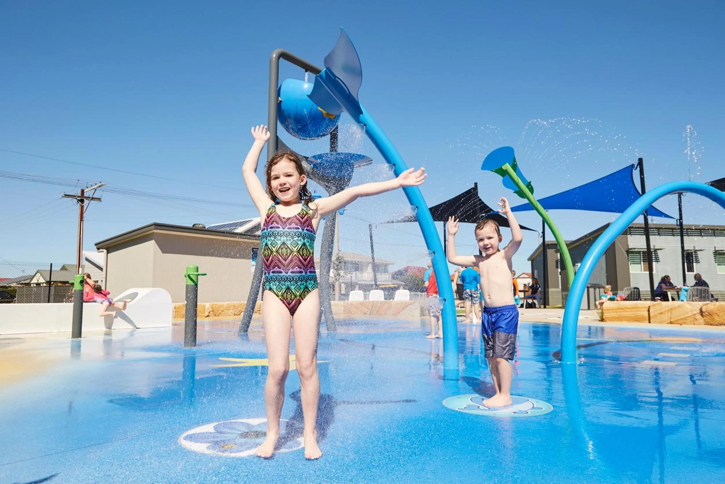 Aqua park in NRMA Victor Harbor Beachfront Holiday Park