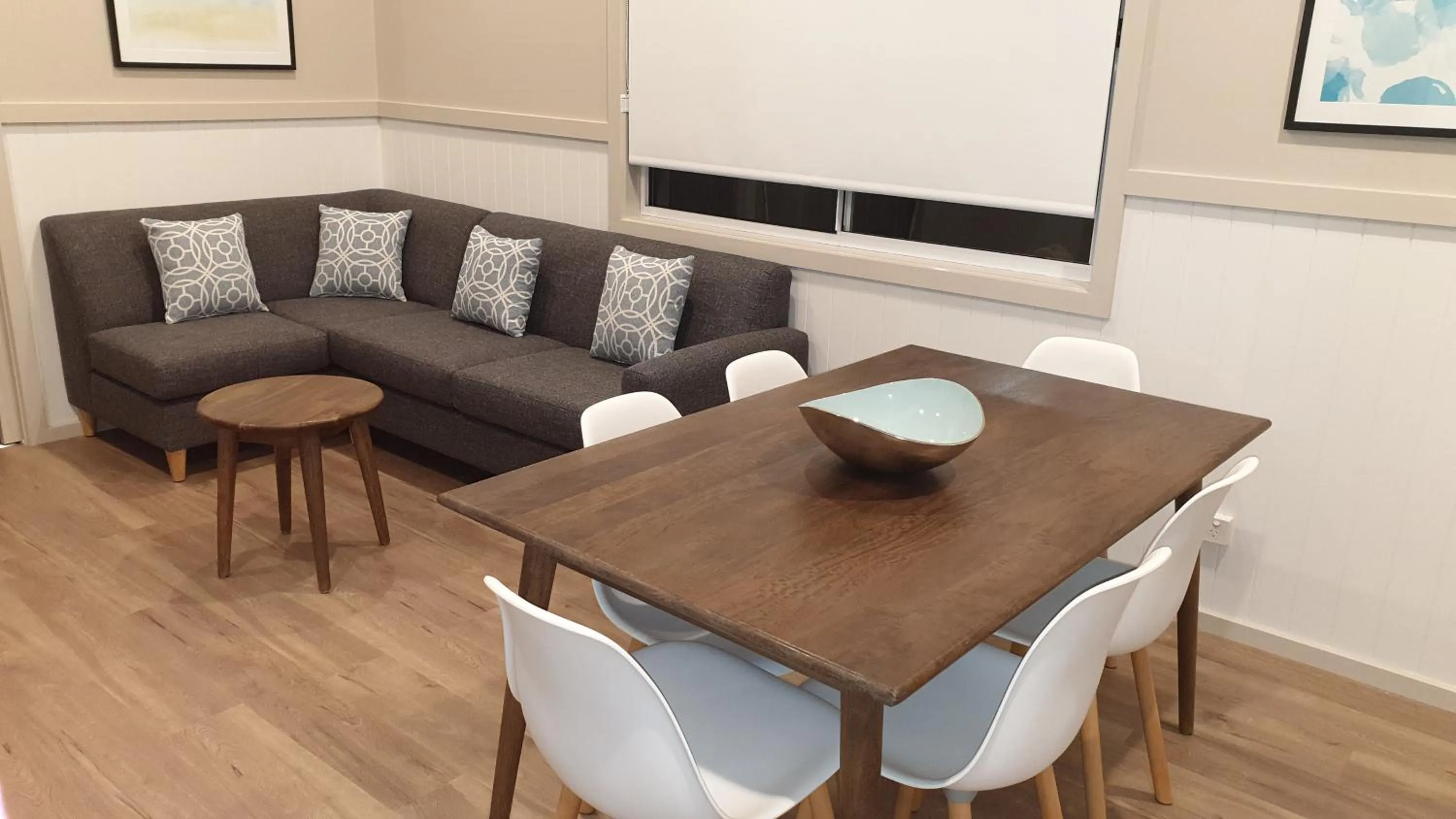 Seating area in NRMA Victor Harbor Beachfront Holiday Park