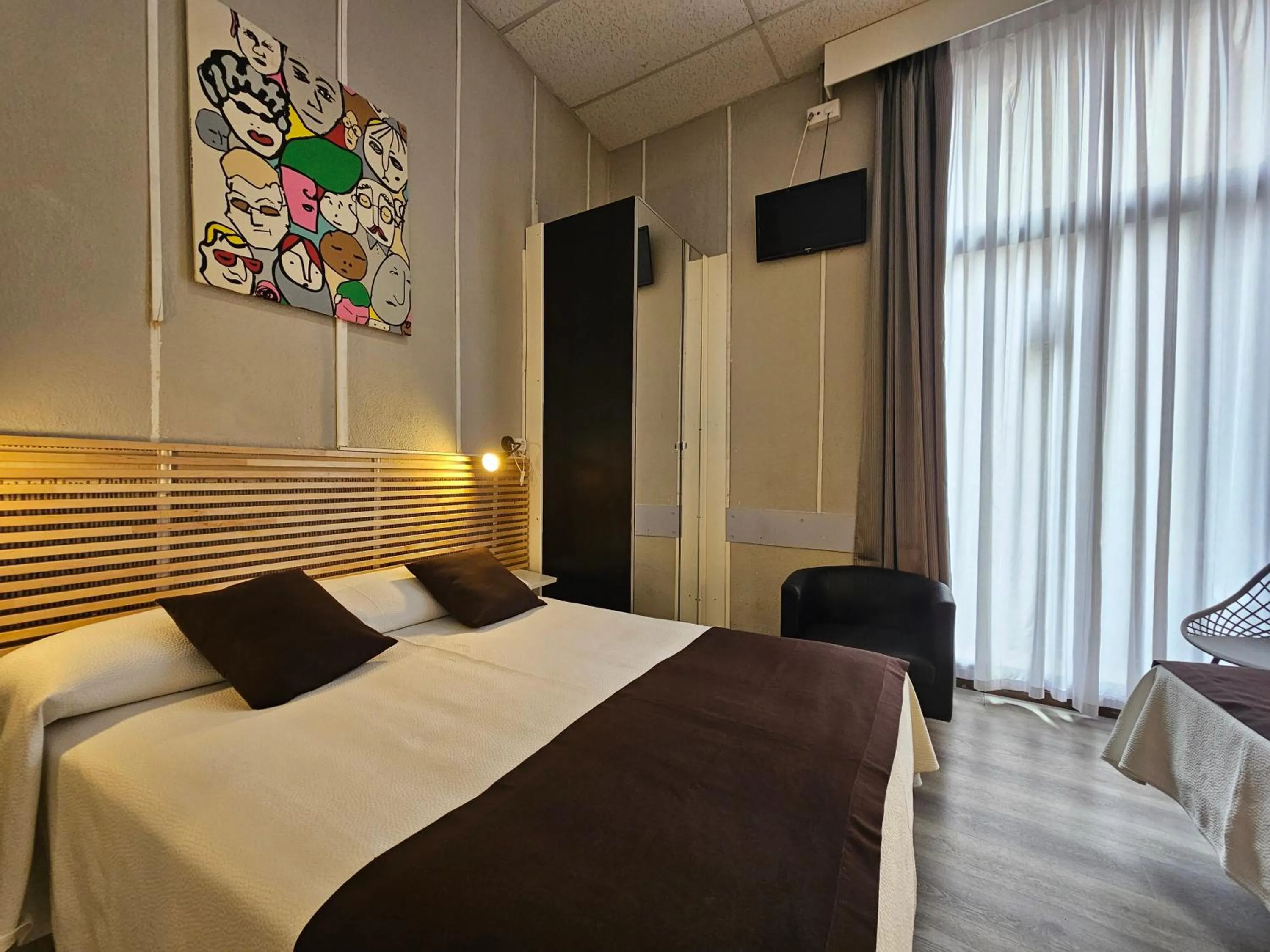 Bed in Hotel Palermo