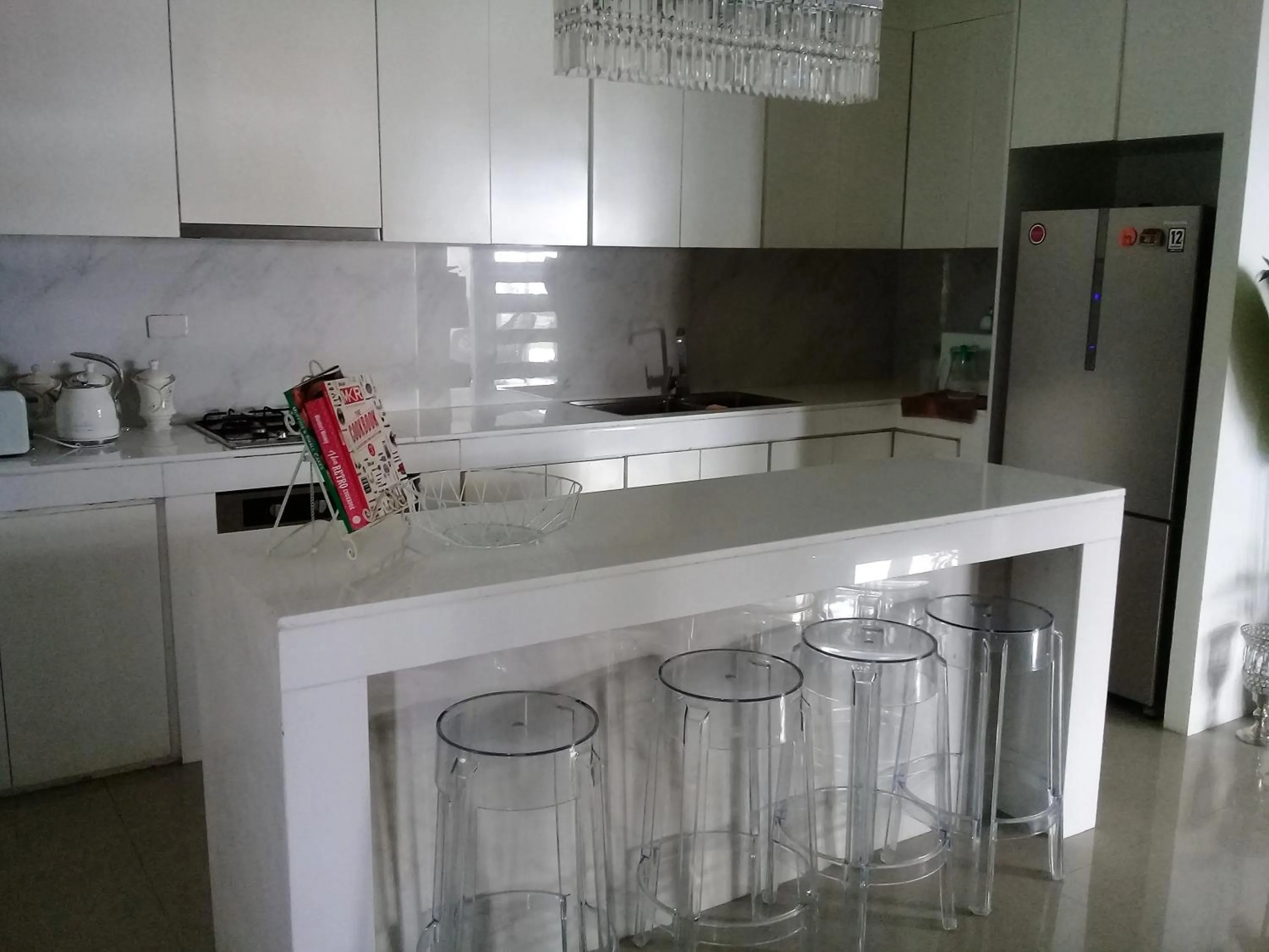 Kitchen or kitchenette in Sergi's Resort and Hotel