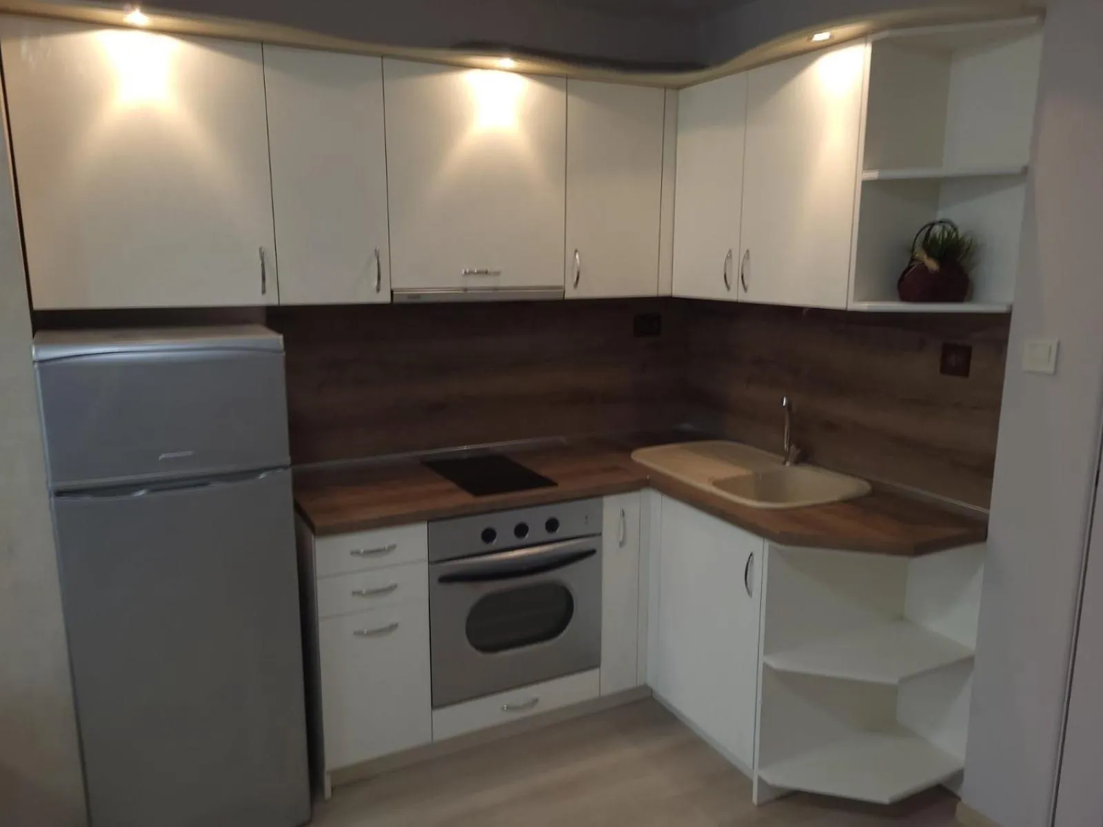 Kitchen or kitchenette in Lux Apartment Sisi