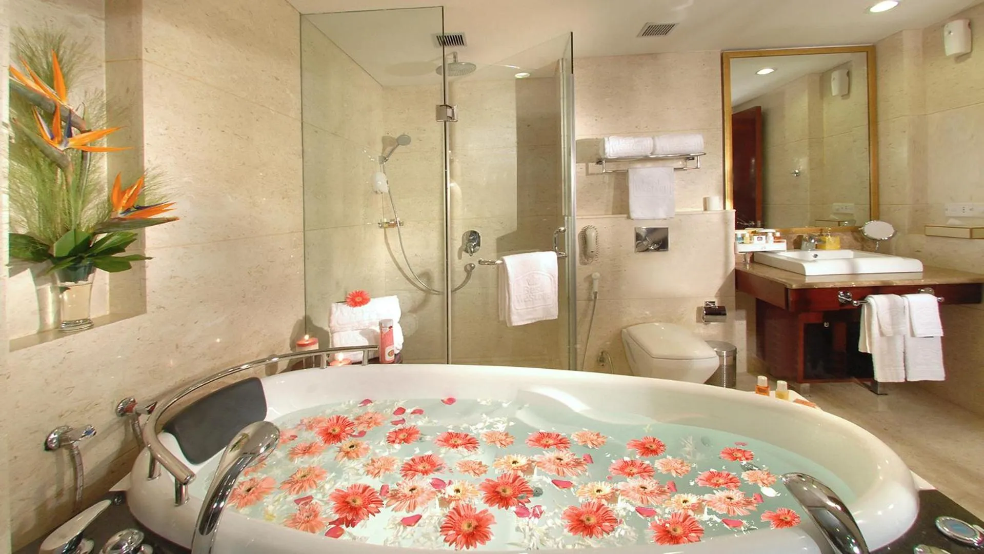 Bathroom in SkyCity Hotel Gurgaon