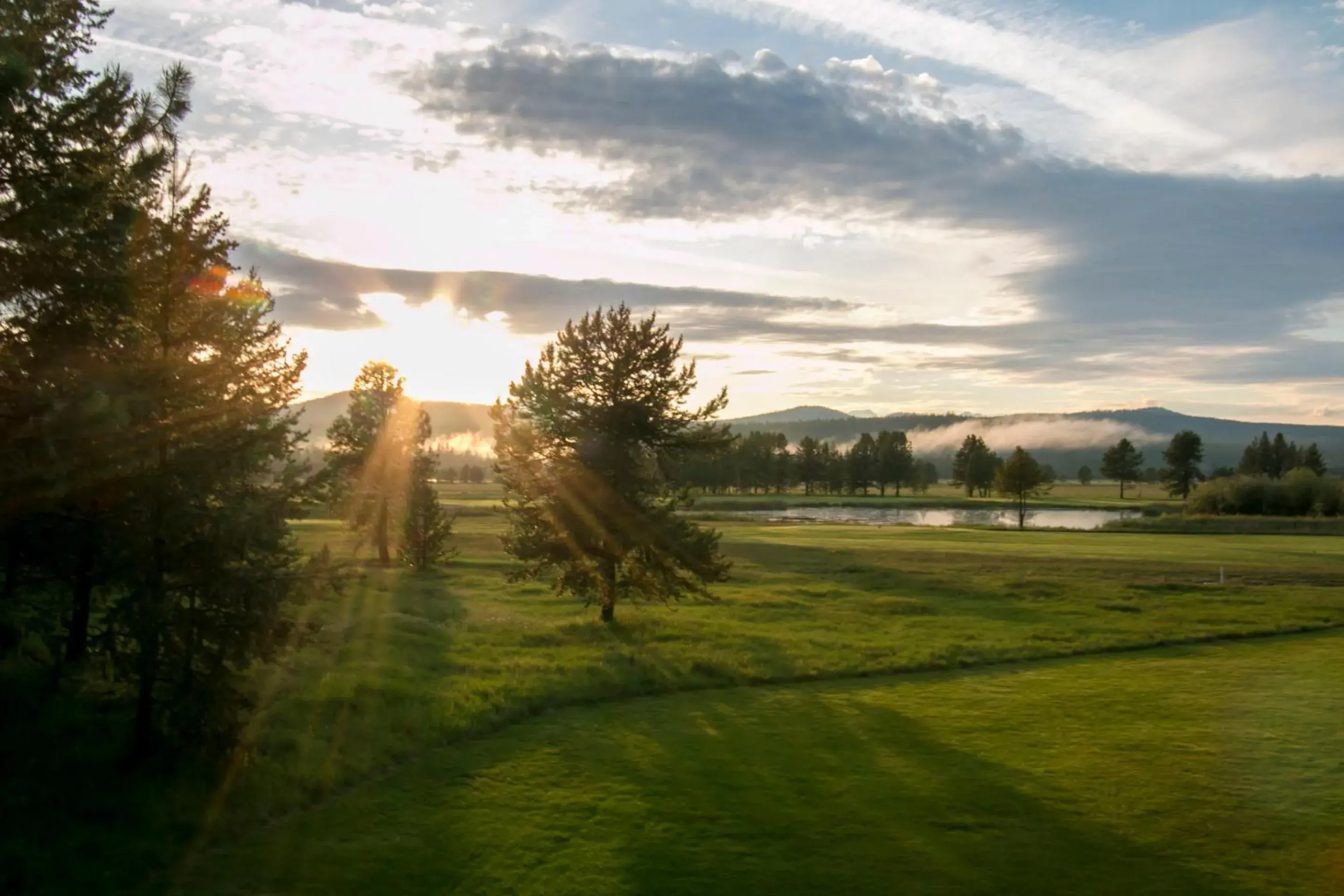 Mountain view in Sunriver Resort Mountain view in Sunriver Resort