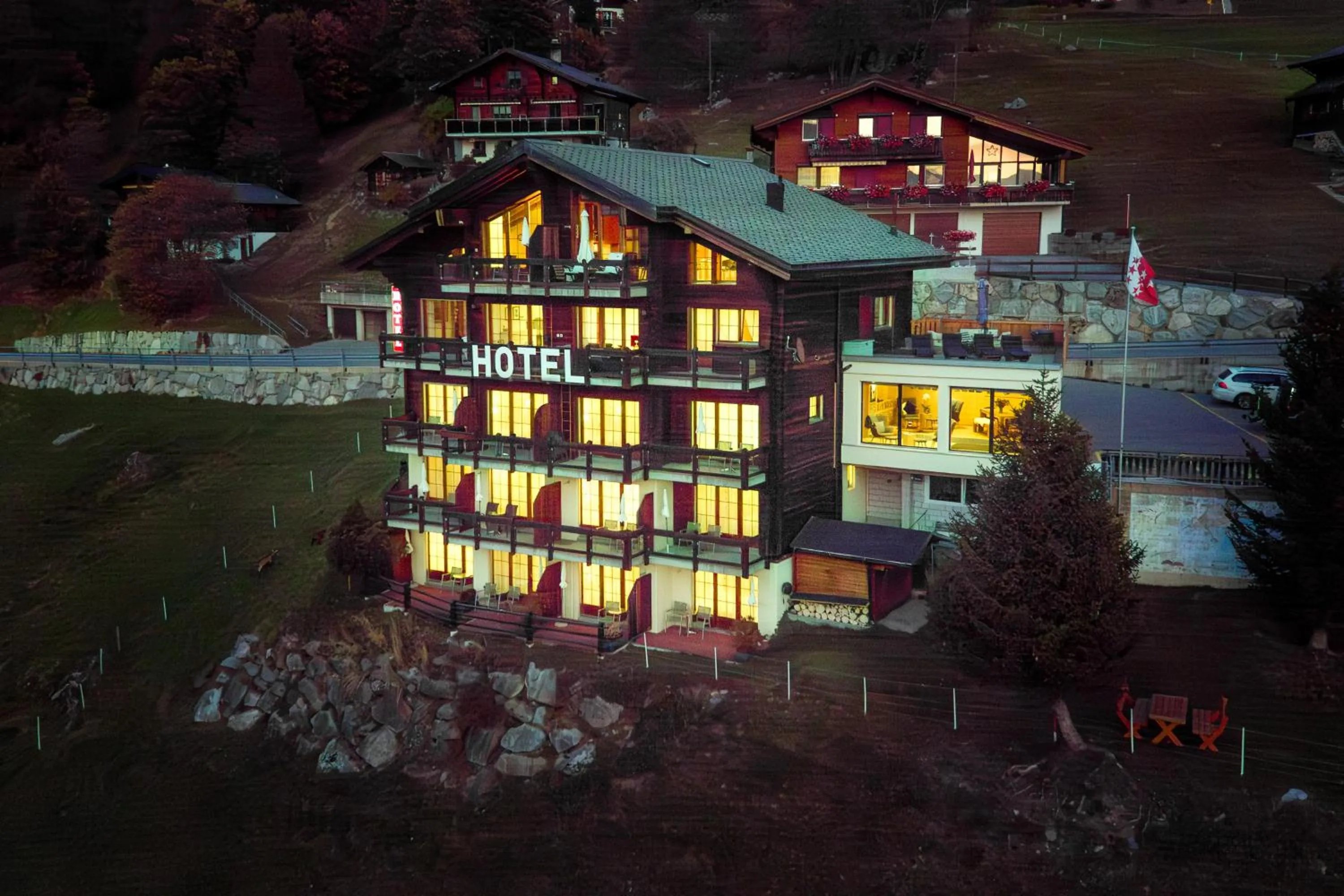 Property building in Hotel Bellwald
