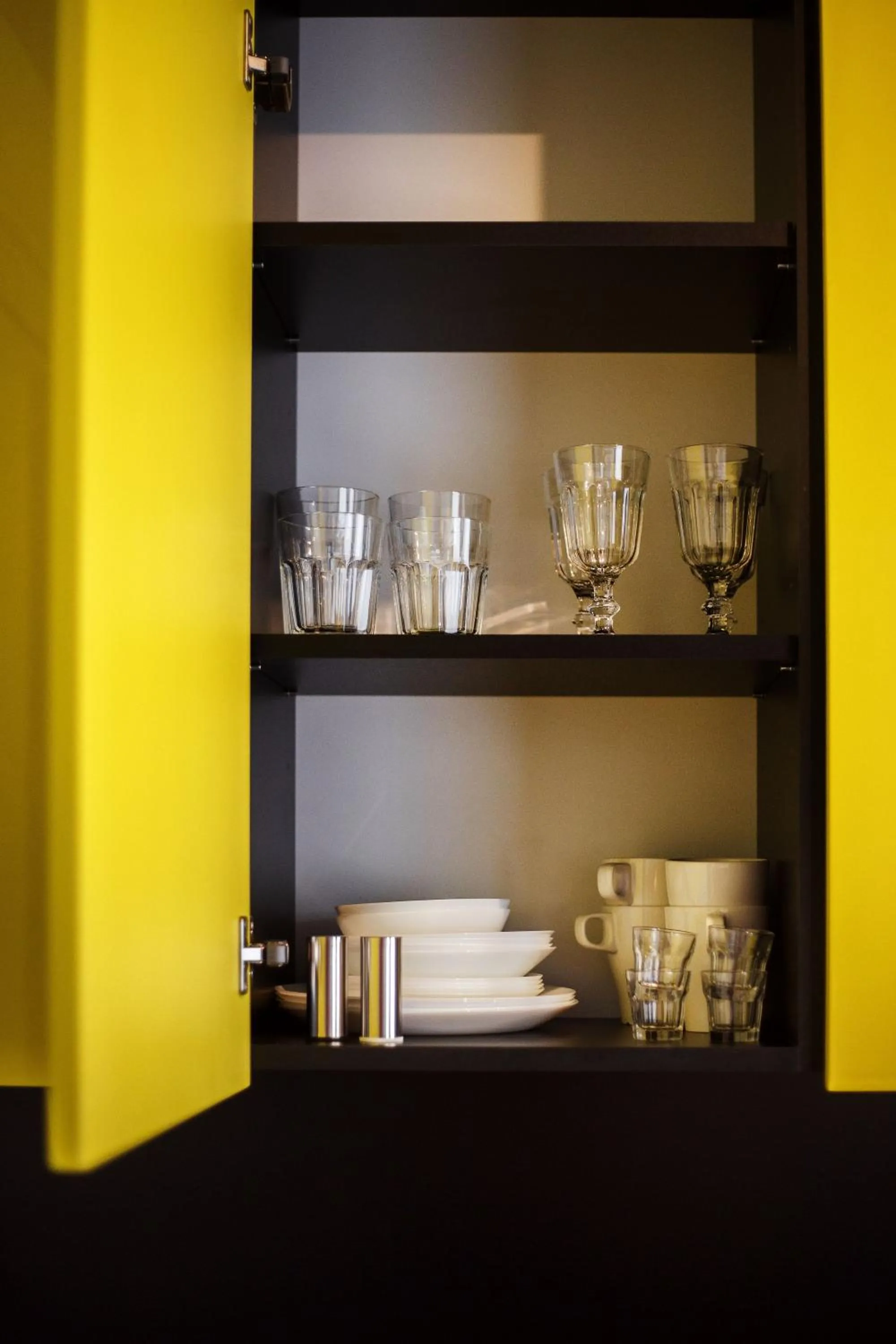 Kitchen or kitchenette in Old Town Trio Apartments