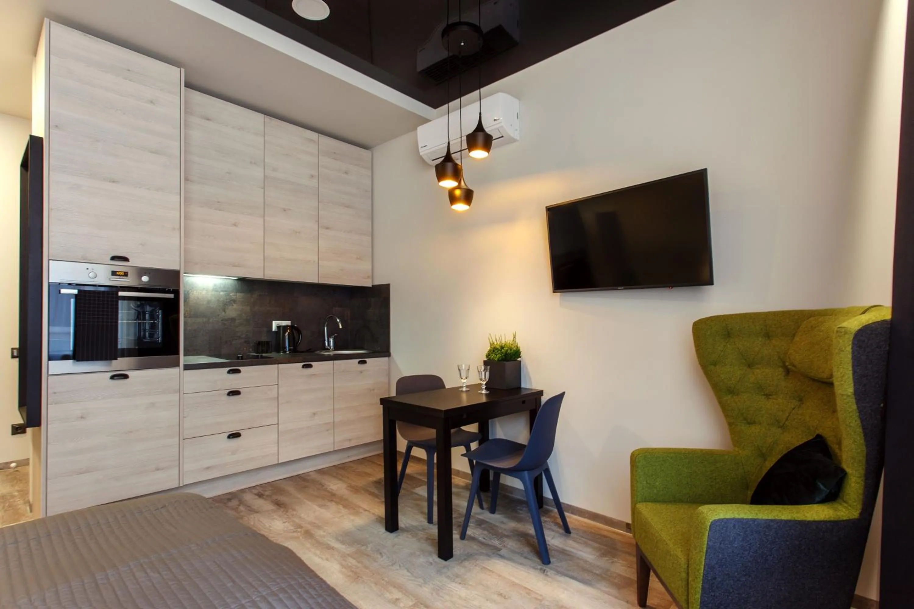 Photo of the whole room in Old Town Trio Apartments