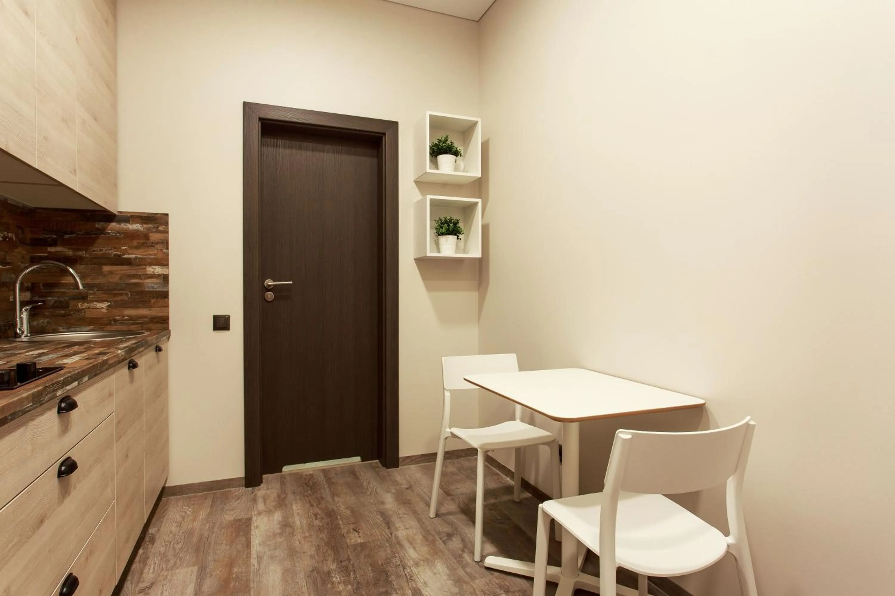 Kitchen or kitchenette in Old Town Trio Apartments