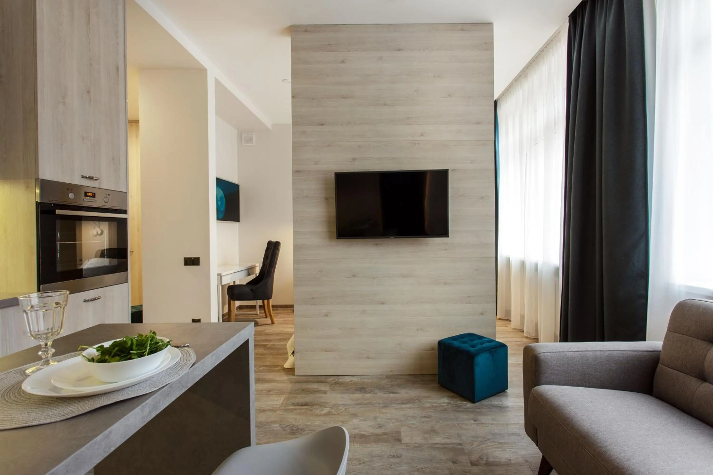 Photo of the whole room in Old Town Trio Apartments