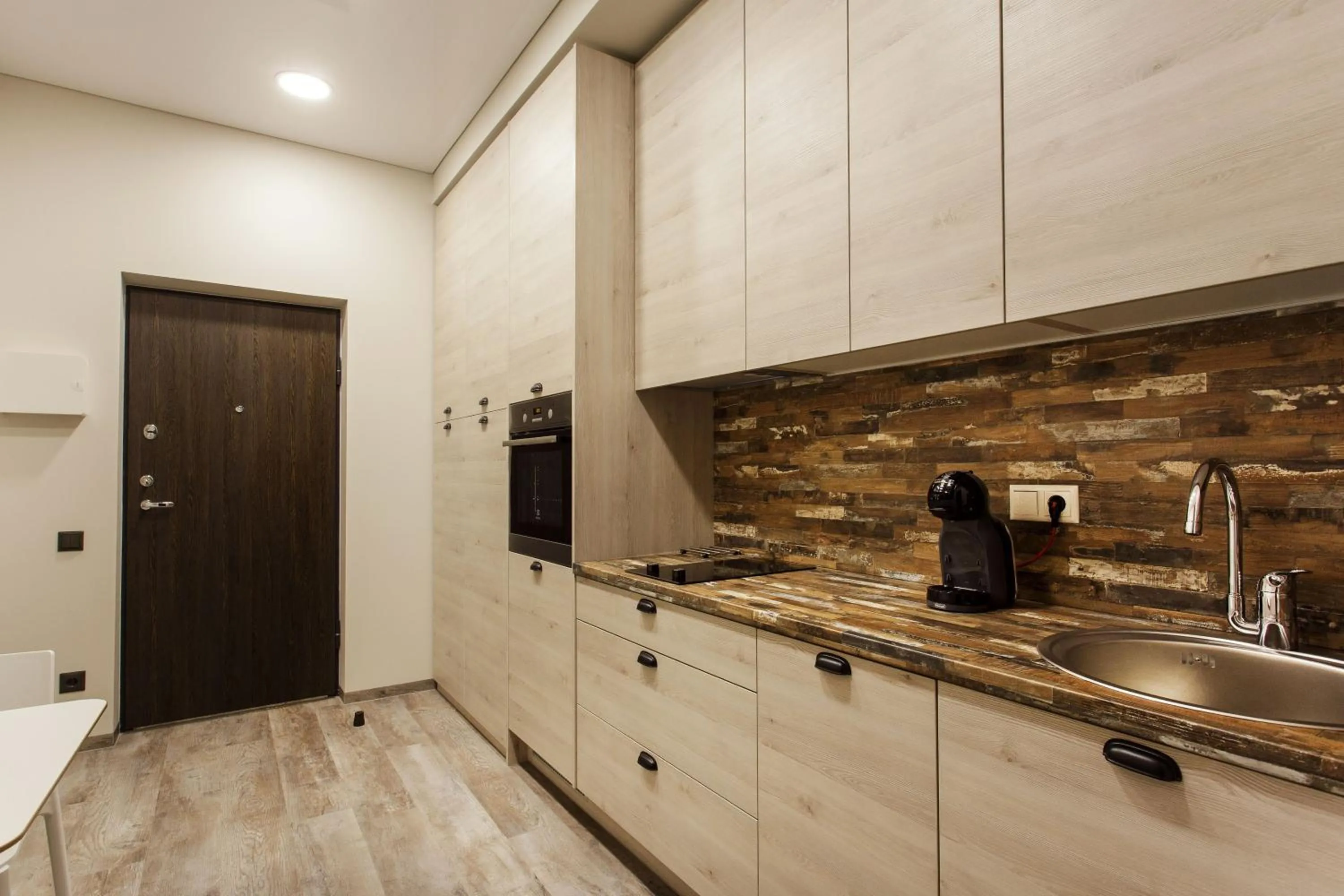 Kitchen or kitchenette in Old Town Trio Apartments