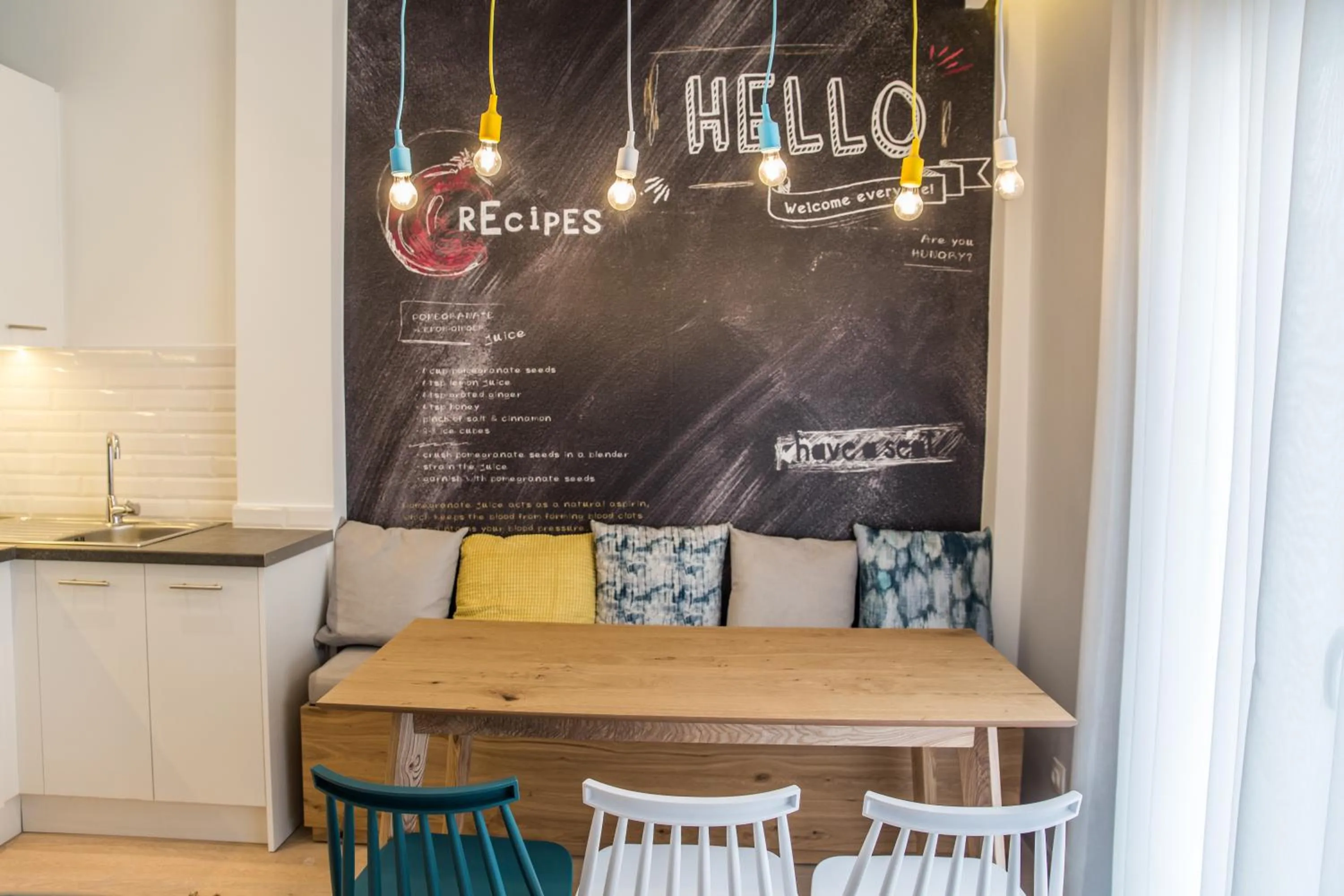 Dining area in Olympus Residence