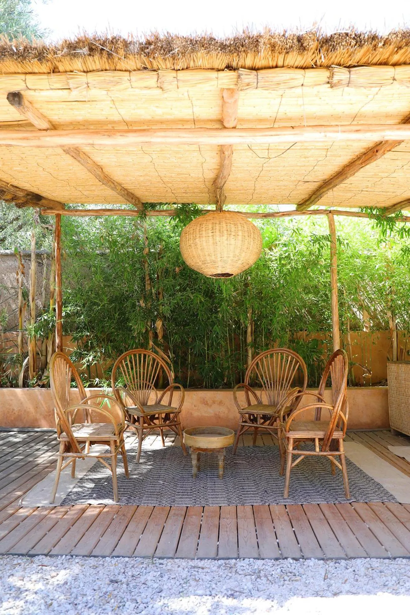 Patio in Le Petit Hôtel du Flouka