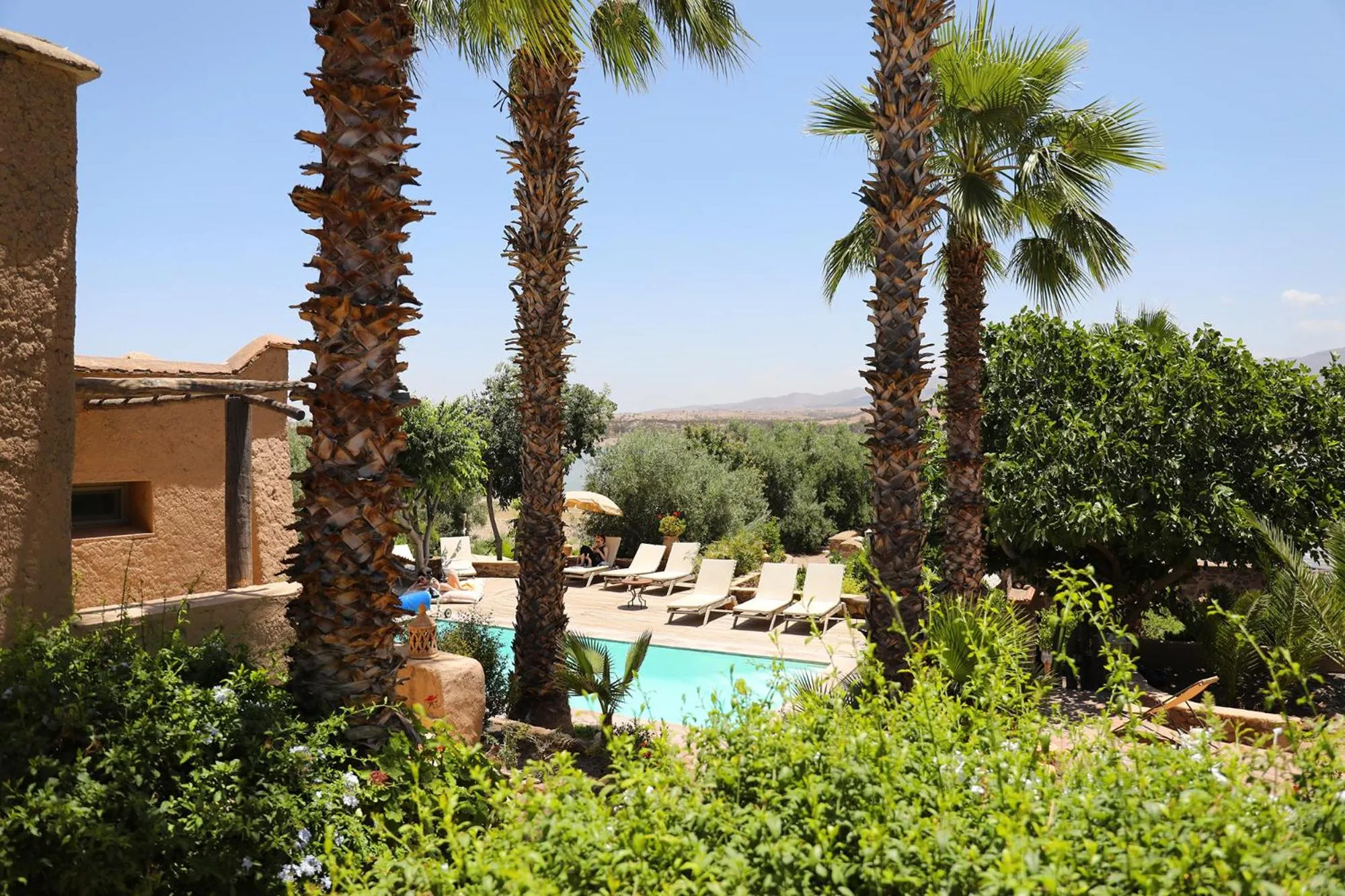 Patio in Le Petit Hôtel du Flouka