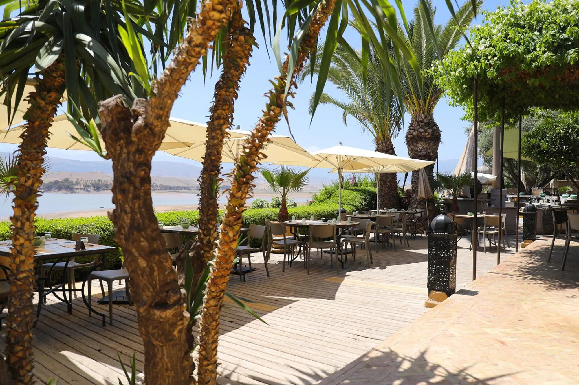 Patio in Le Petit Hôtel du Flouka
