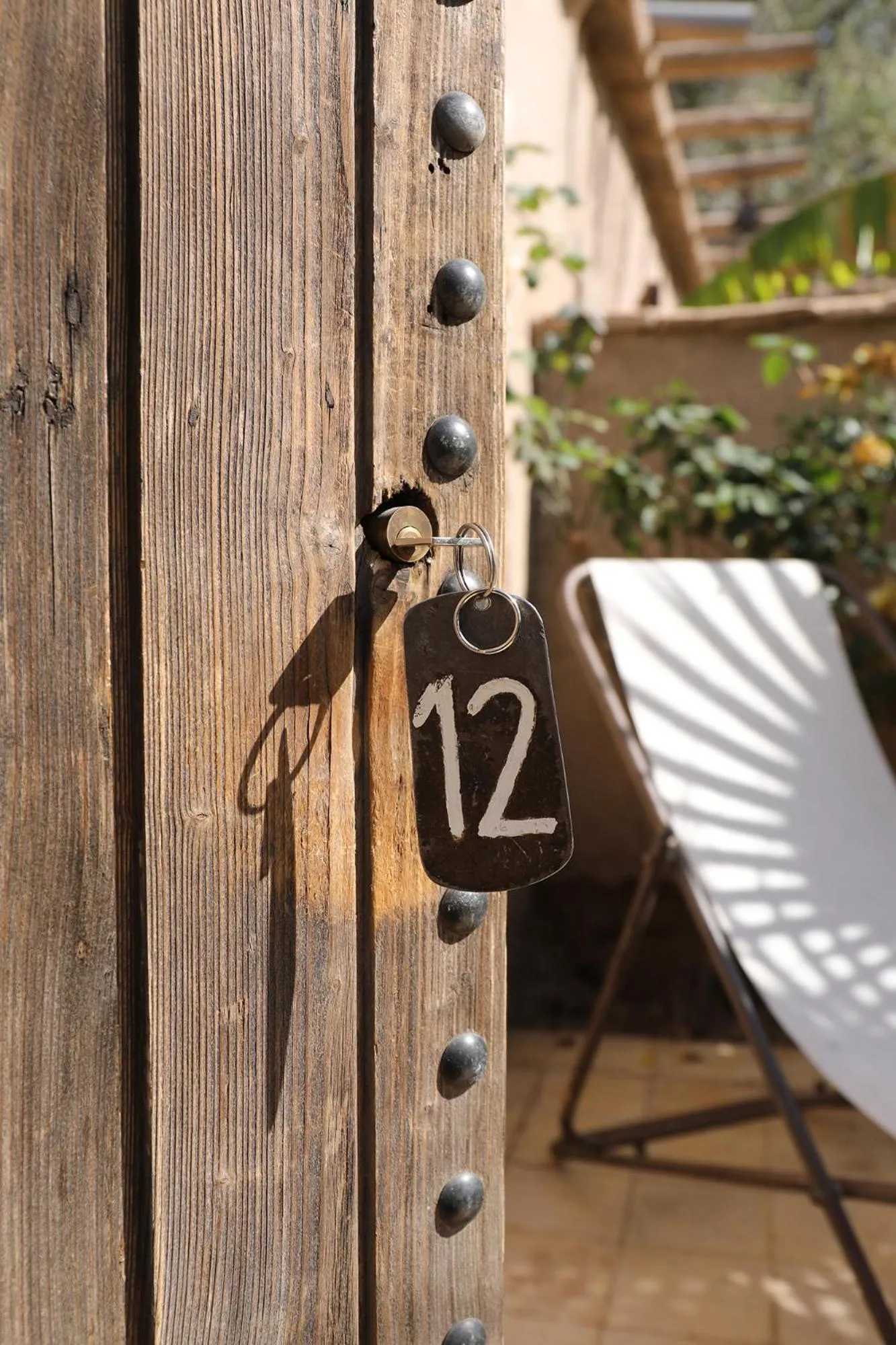 Decorative detail in Le Petit Hôtel du Flouka