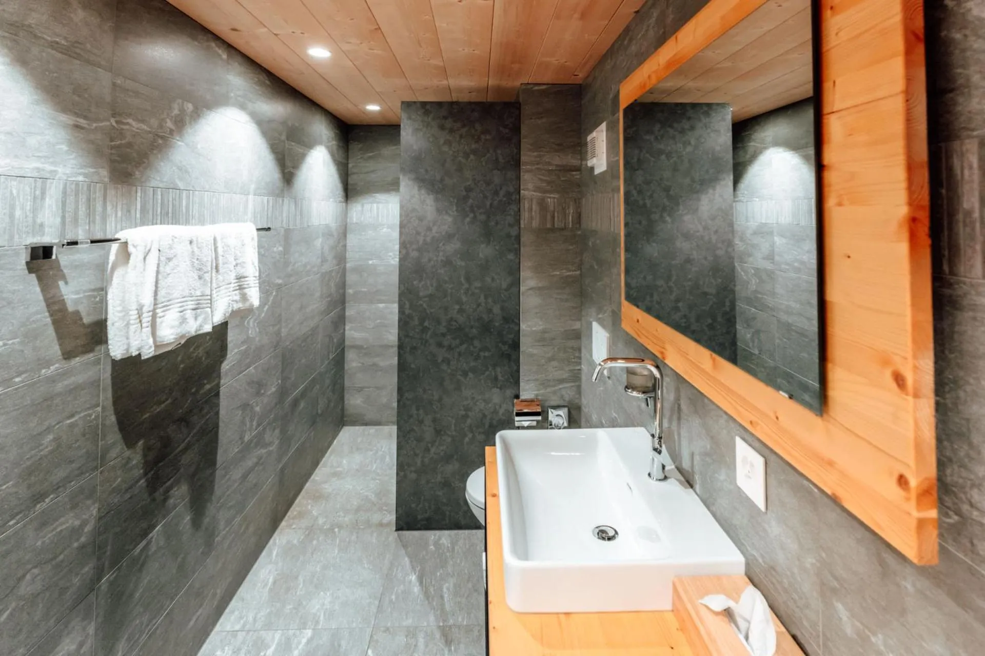 Shower in Hotel Furka