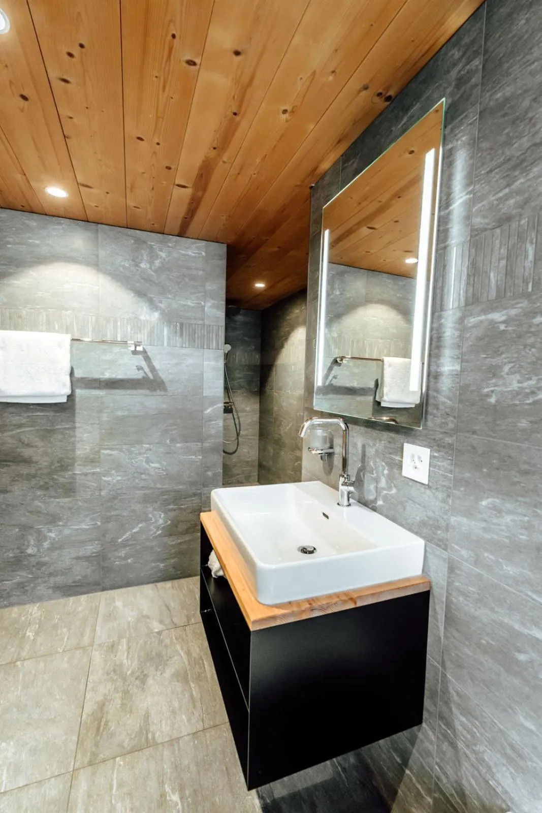 Bathroom in Hotel Furka