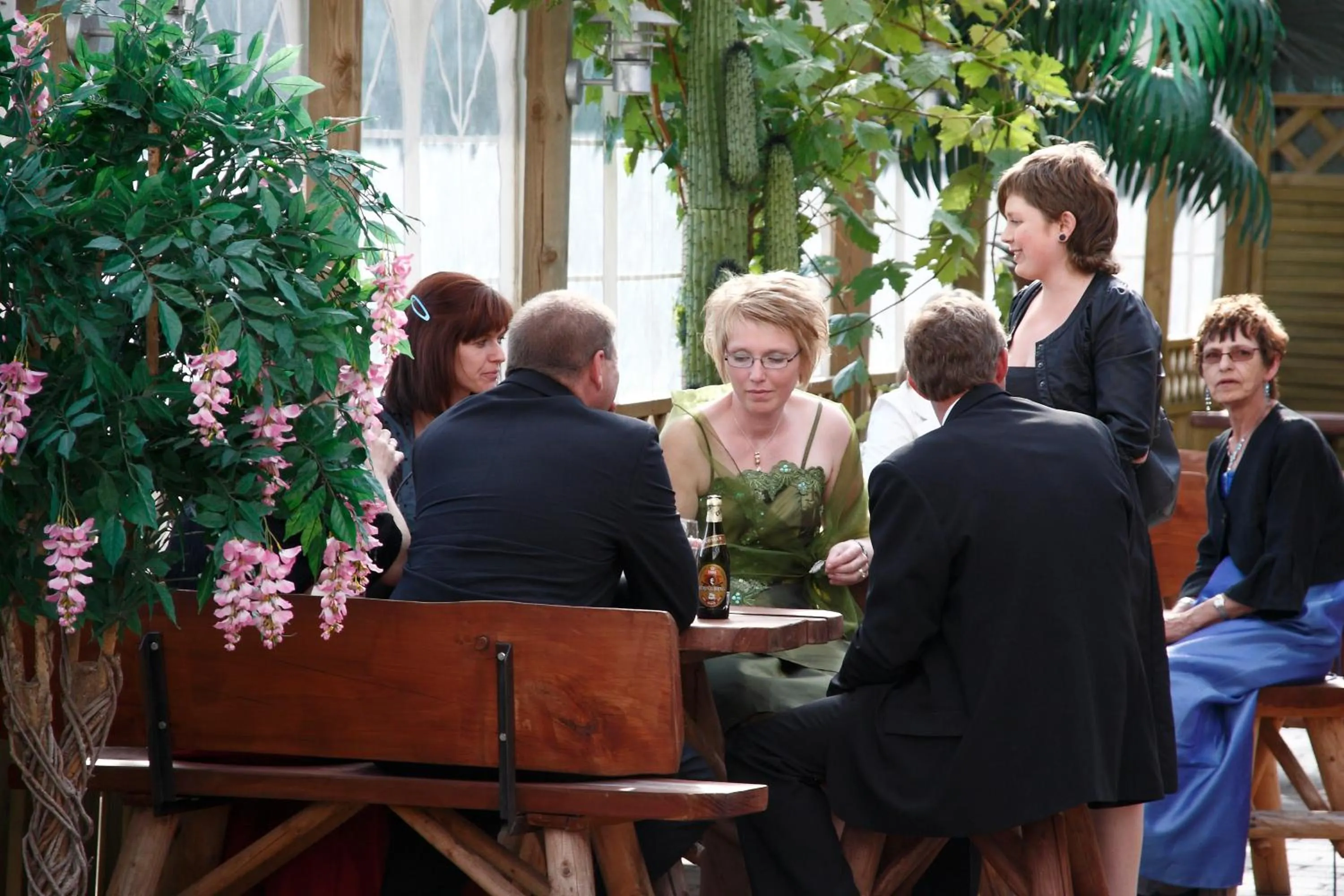 Patio in Hotel Søgården Brørup