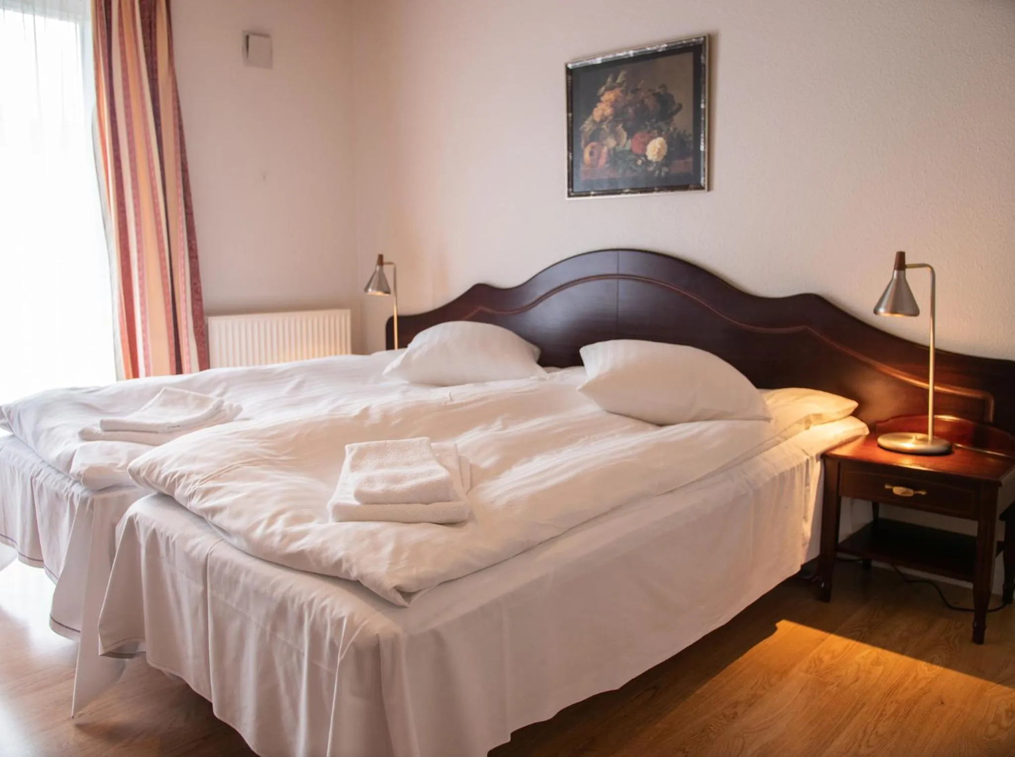 Bed in Hotel Søgården Brørup