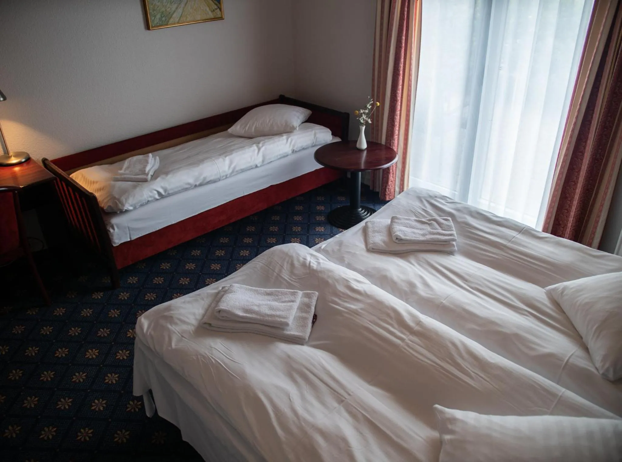 Bed in Hotel Søgården Brørup