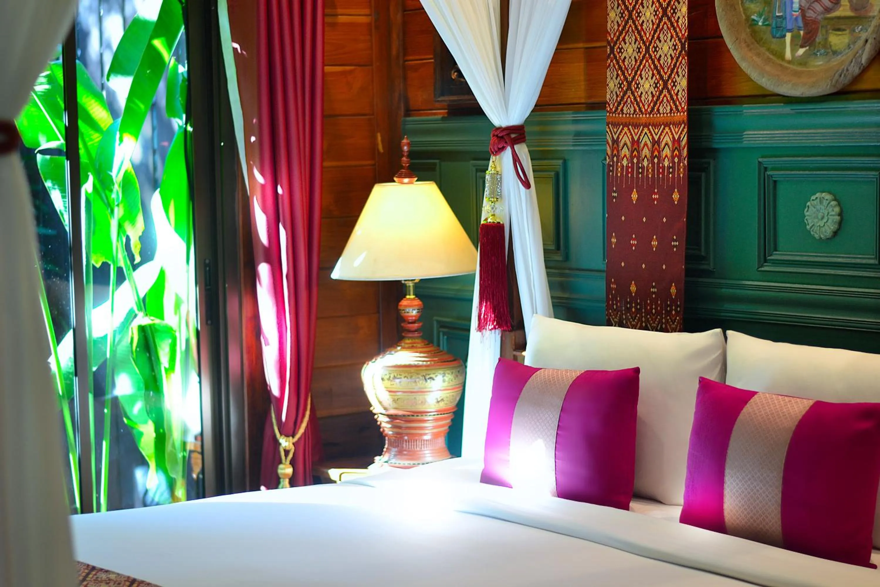 Bed in Thai Thai Sukhothai Resort