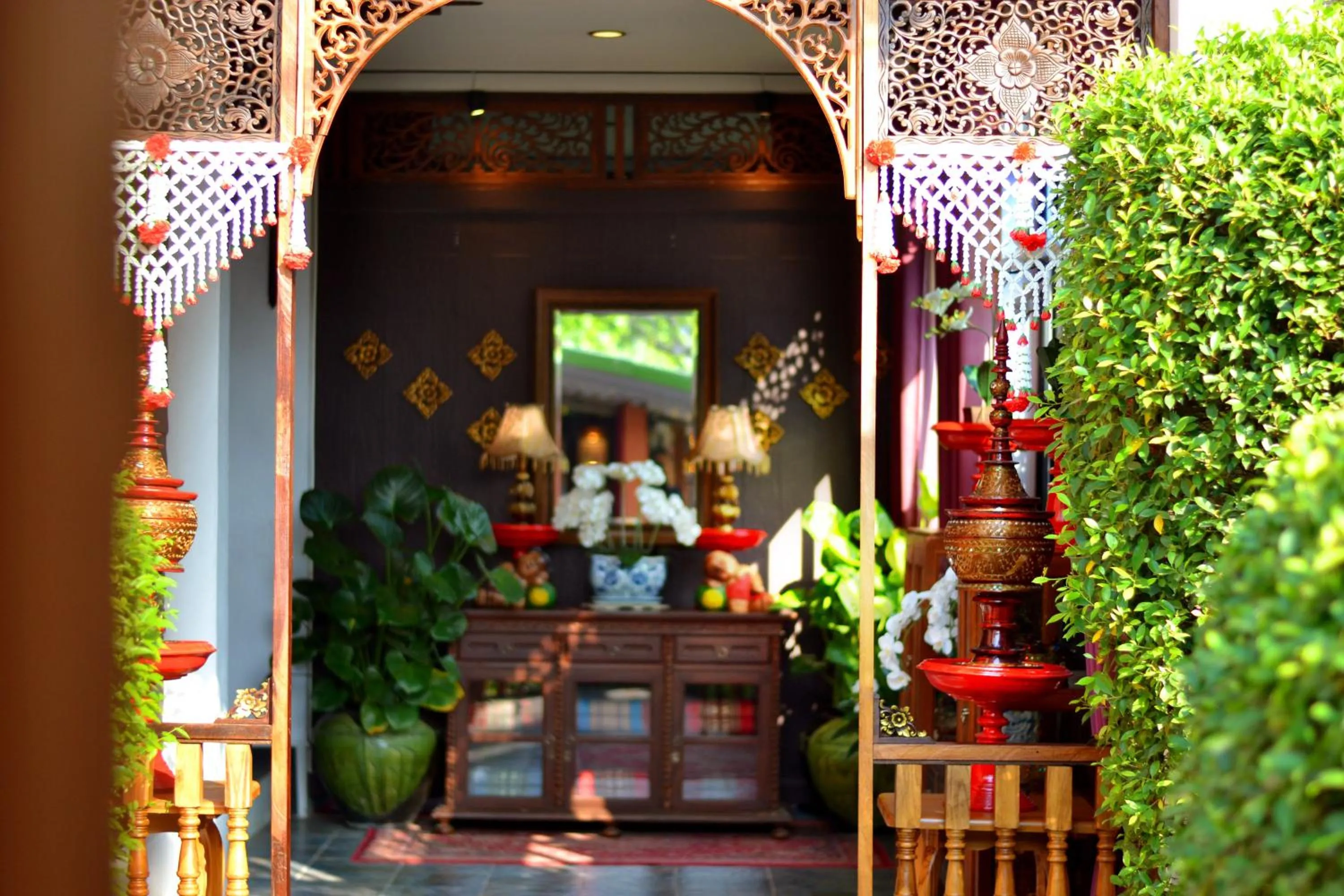 Decorative detail in Thai Thai Sukhothai Resort