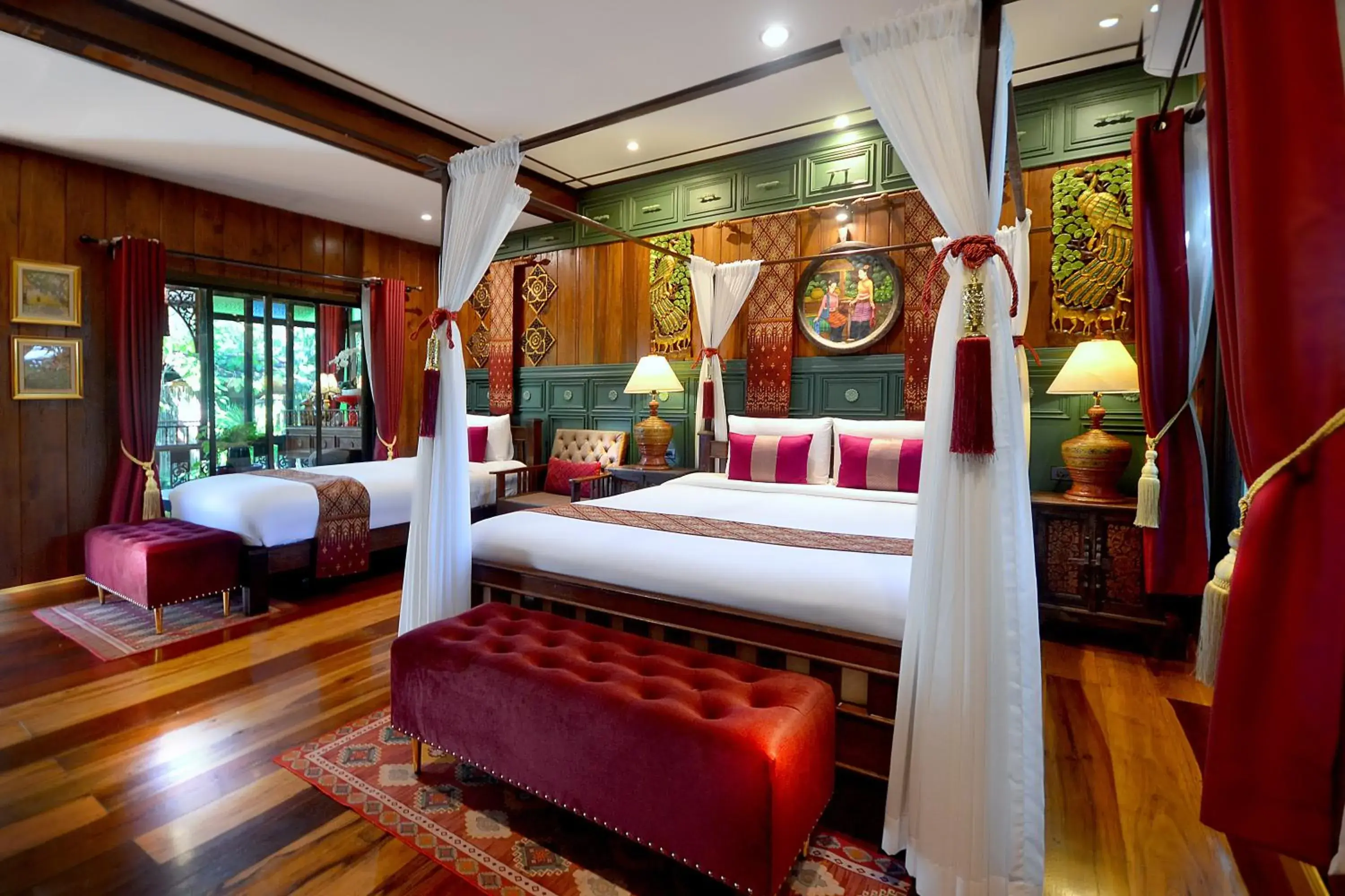 Bed in Thai Thai Sukhothai Resort Bed in Thai Thai Sukhothai Resort