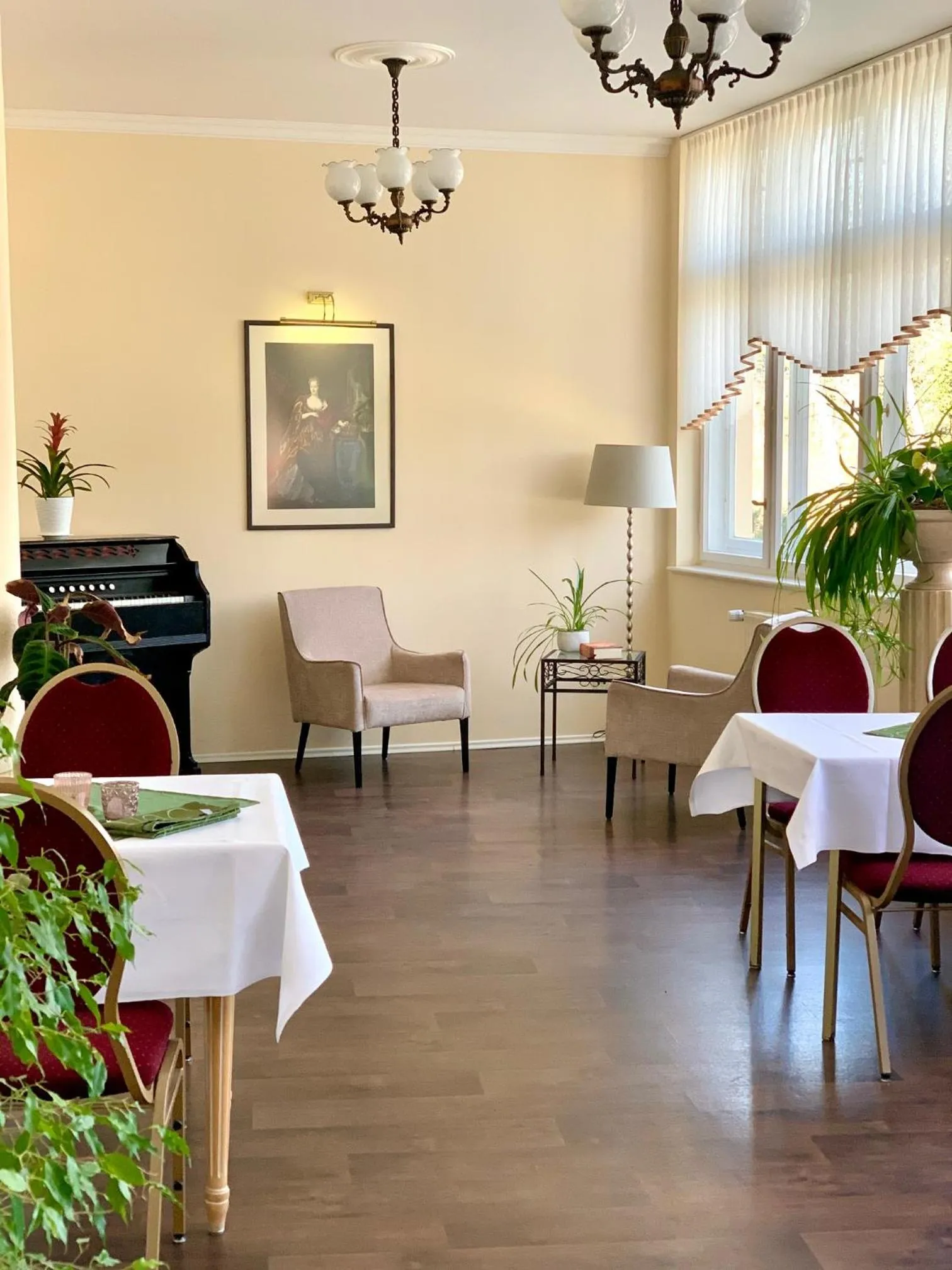 Lobby or reception in Parkhotel Pretzsch