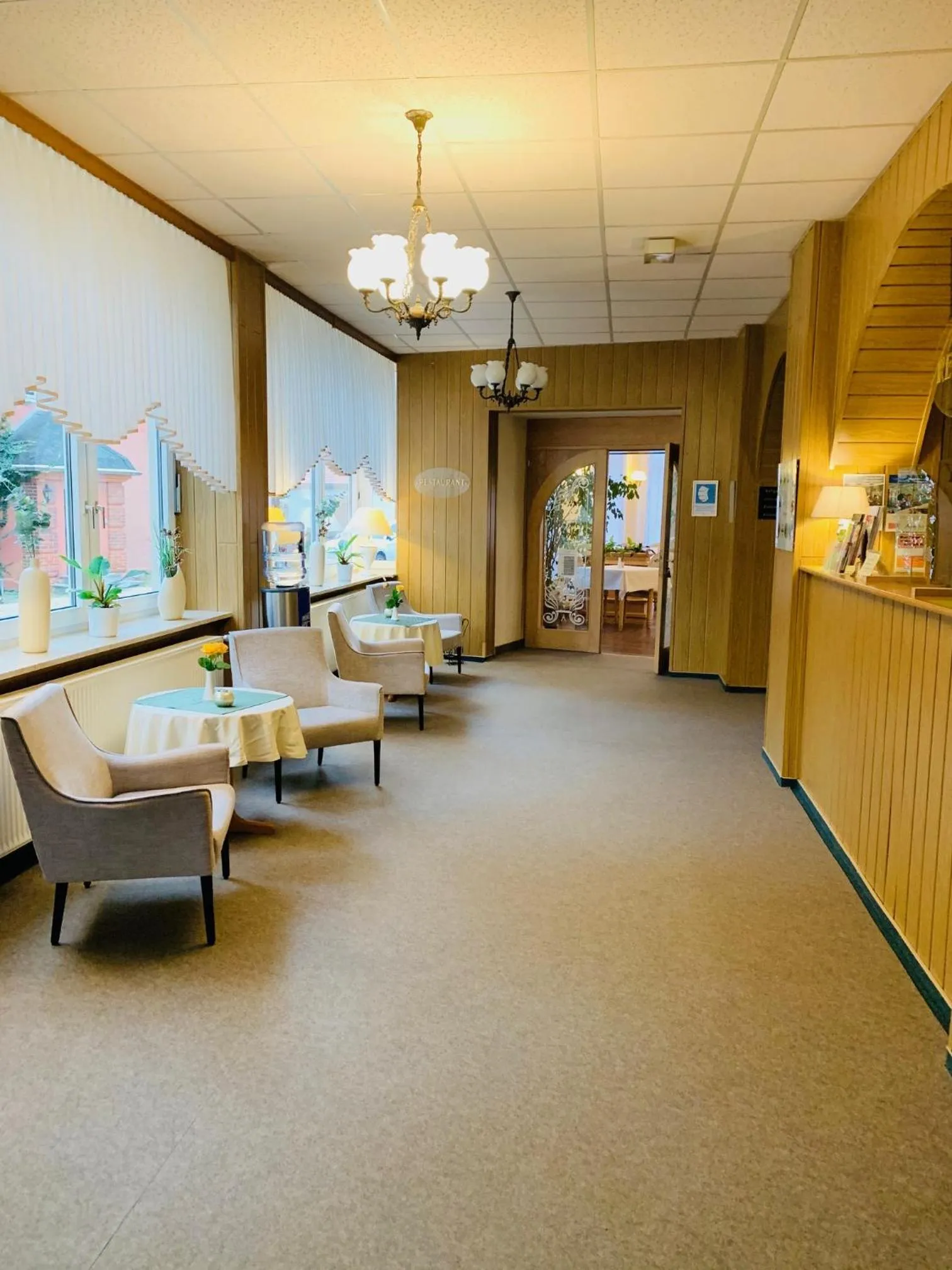 Lobby or reception in Parkhotel Pretzsch