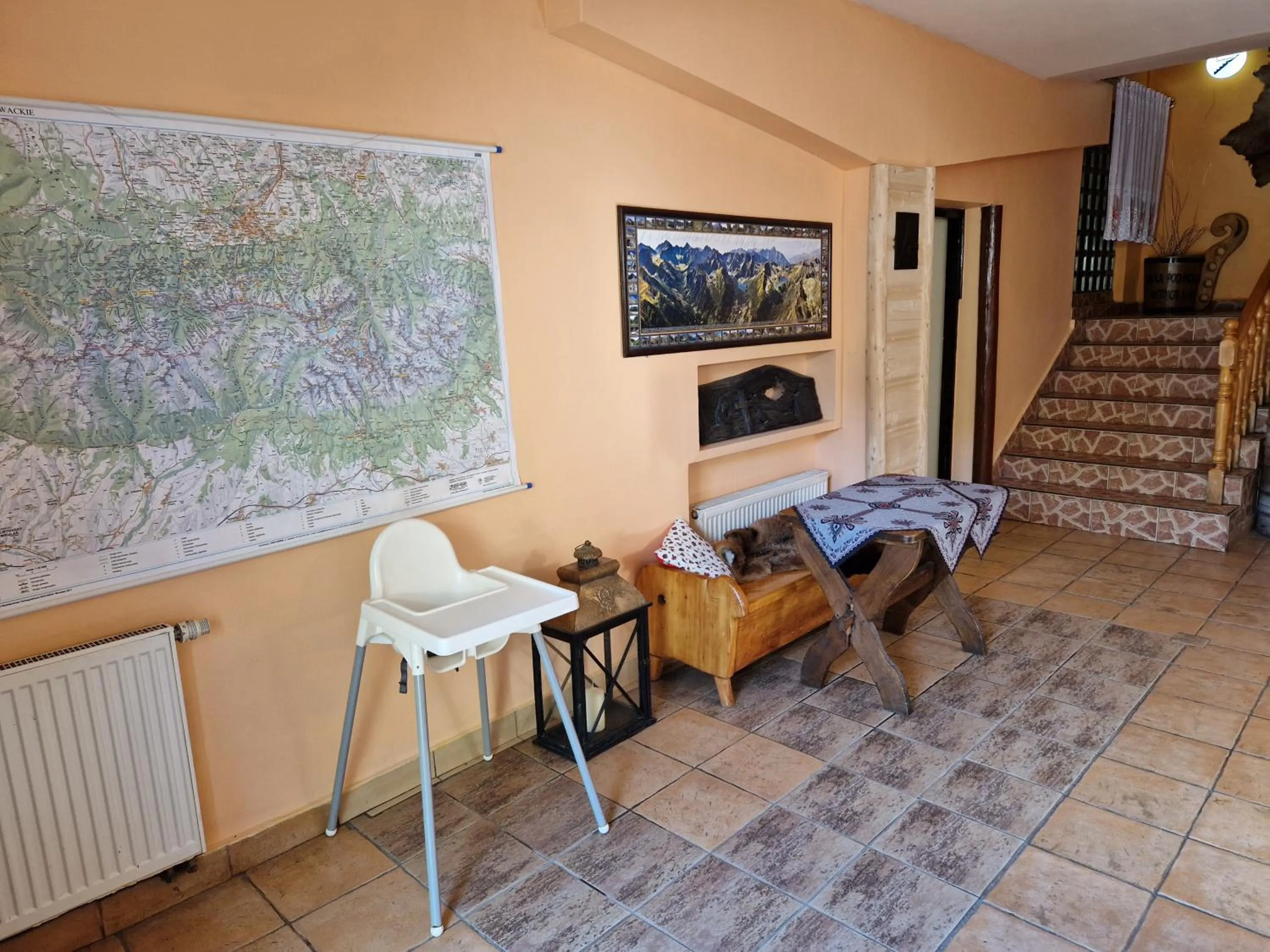 Lobby or reception in Willa Pod Piórem