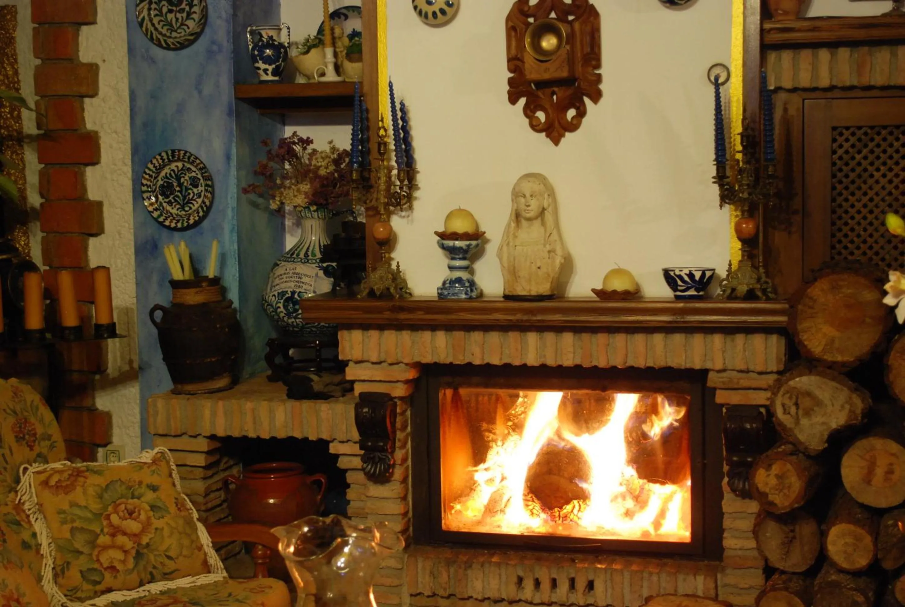 Decorative detail in Hotel Rural Convento Santa Maria de la Sierra