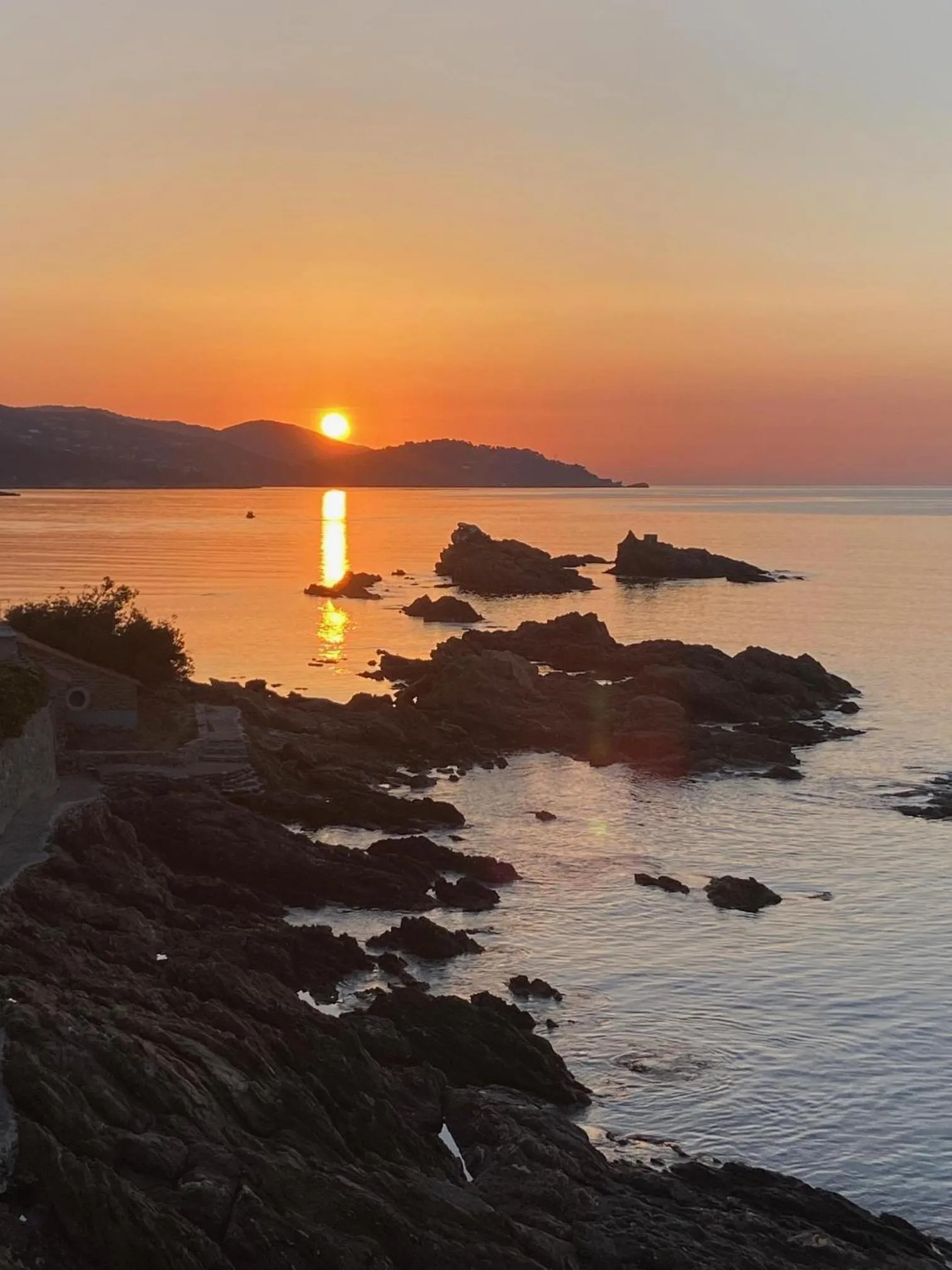 Sunrise in Hotel L'Orangeraie